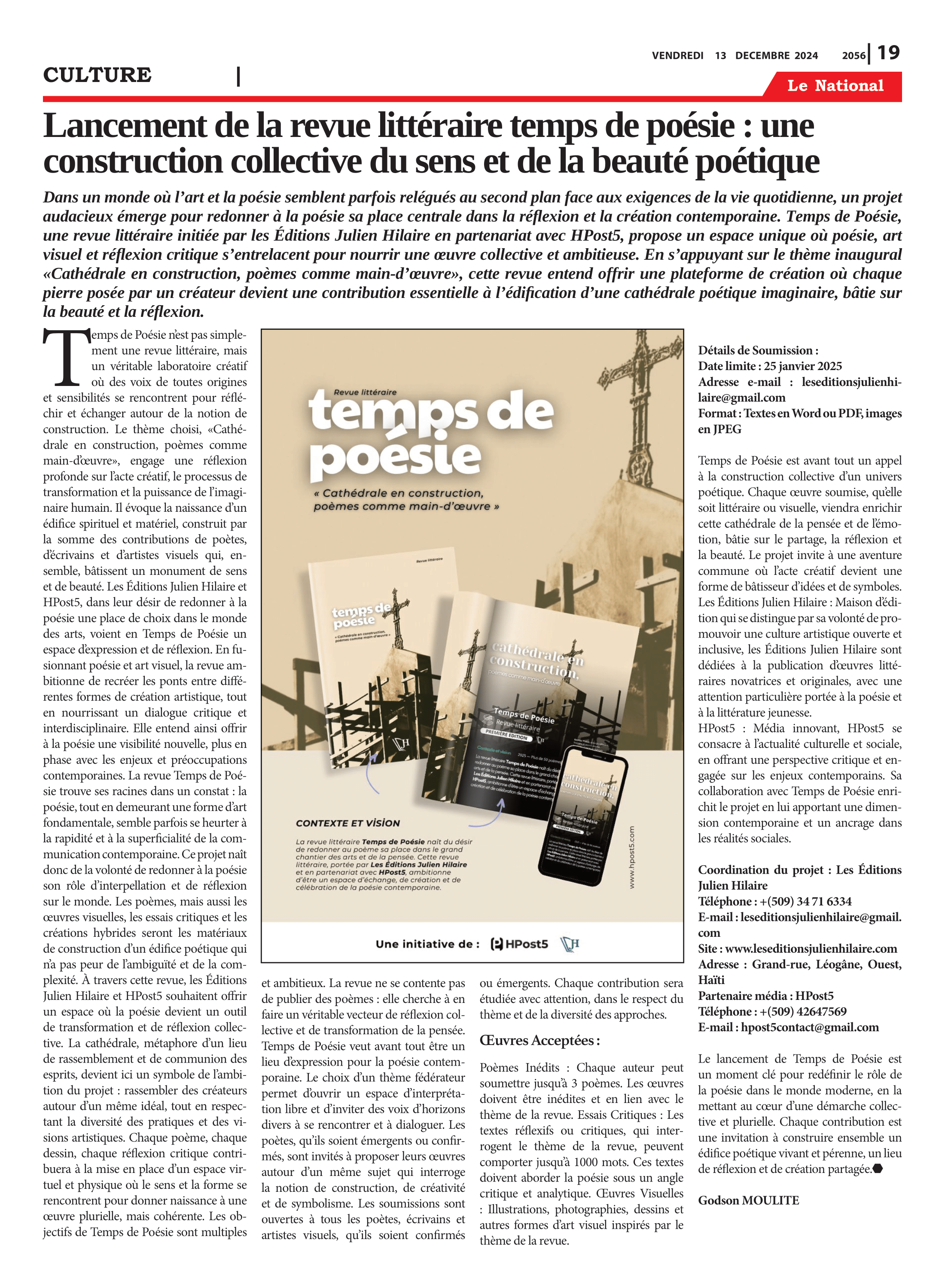 Page 19 de l'édition 2056