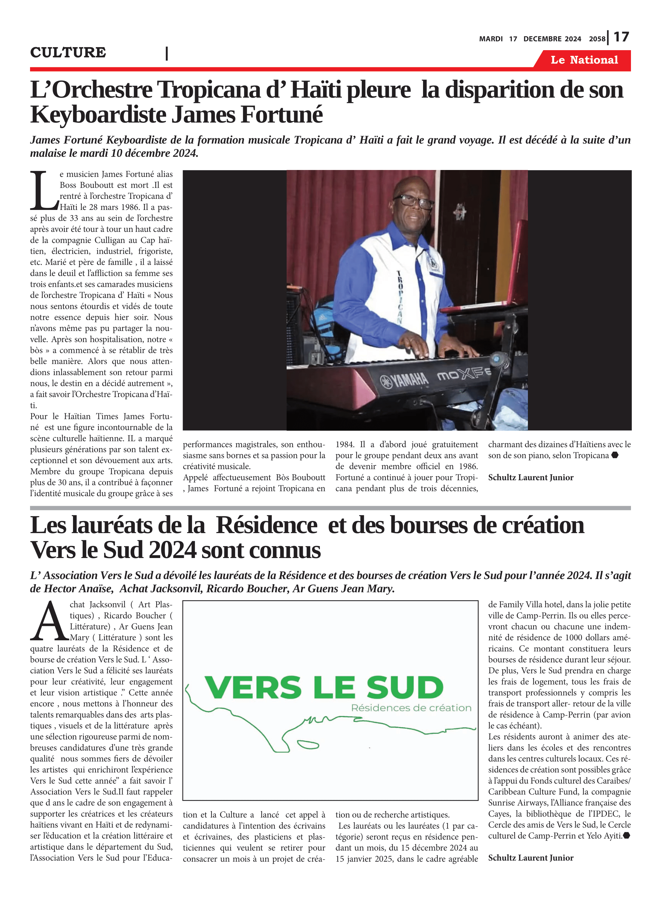 Page 17 de l'édition 2058