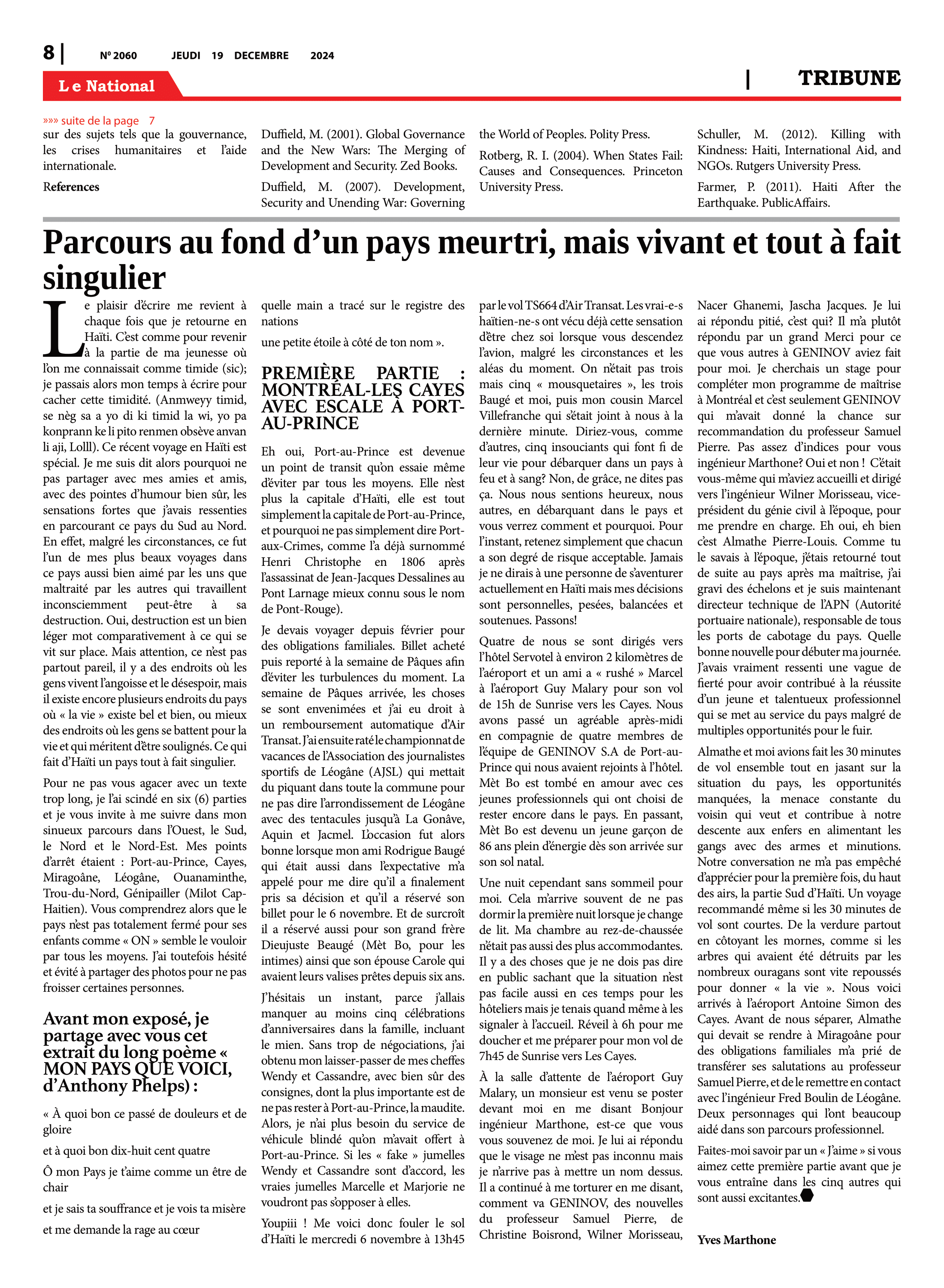 Page 8 de l'édition 2060