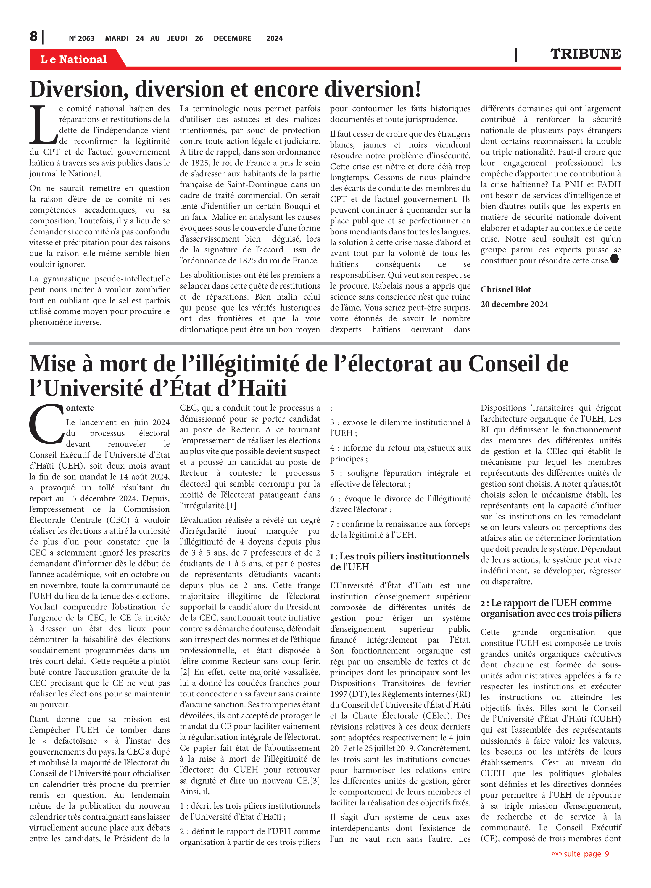 Page 8 de l'édition 2063