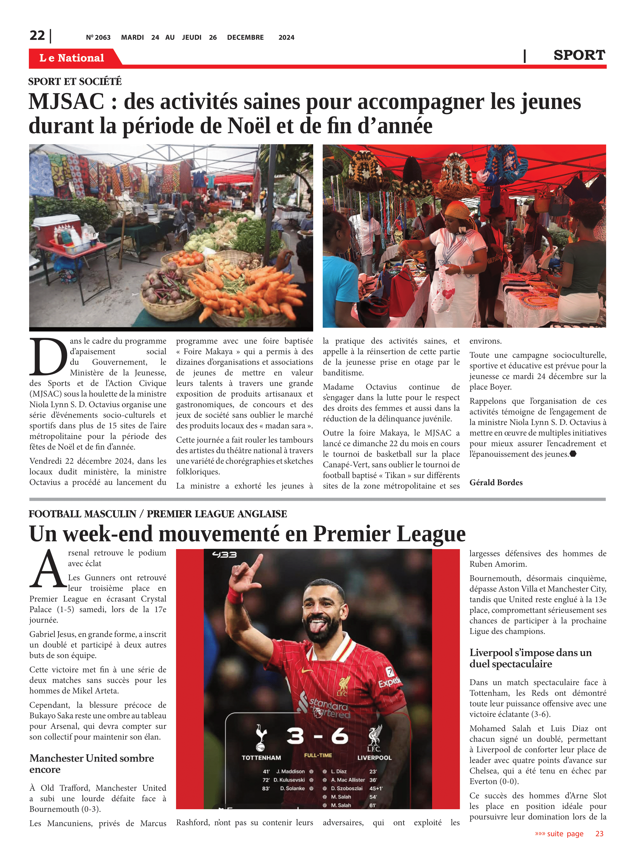 Page 22 de l'édition 2063