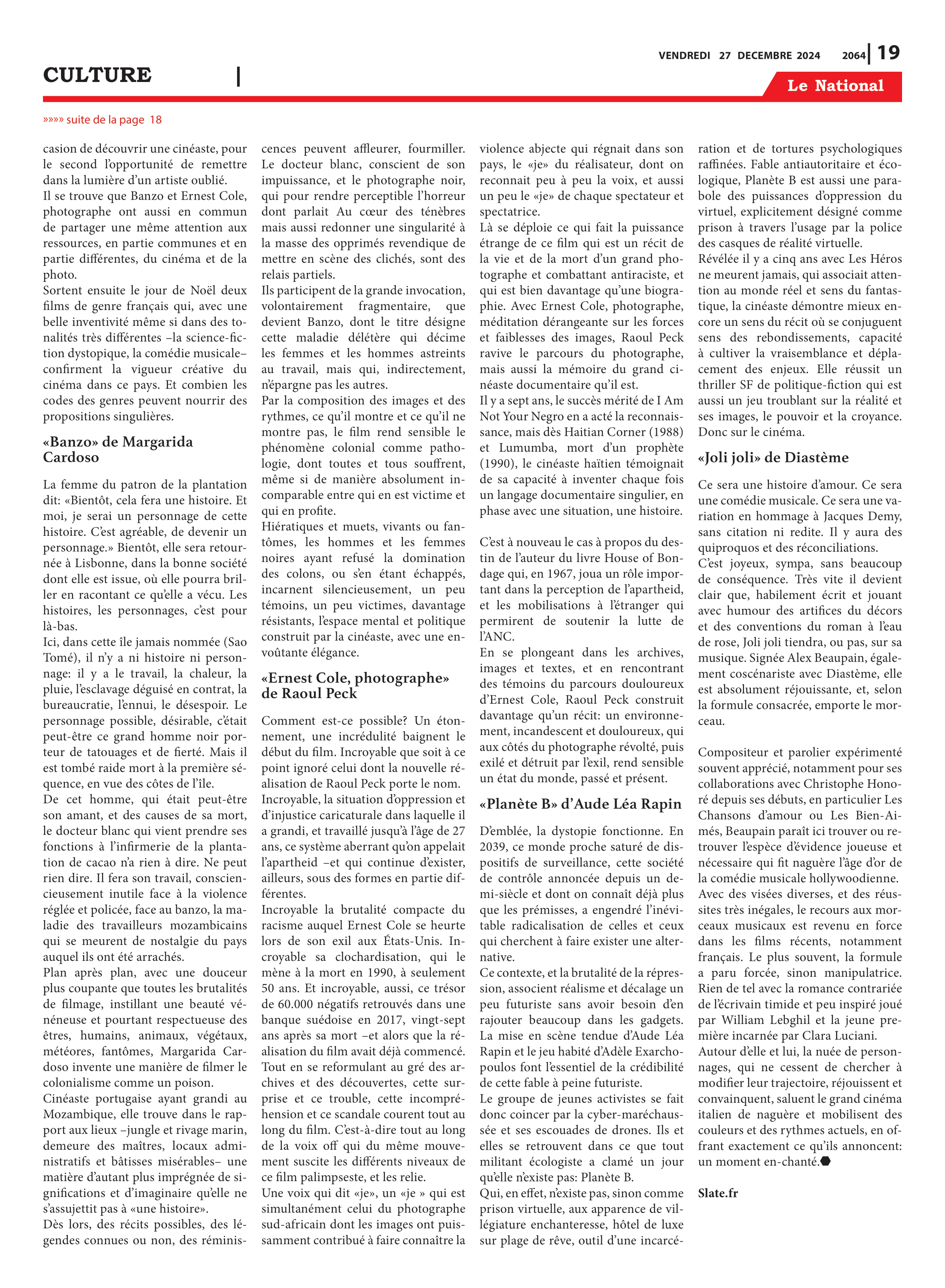 Page 19 de l'édition 2064