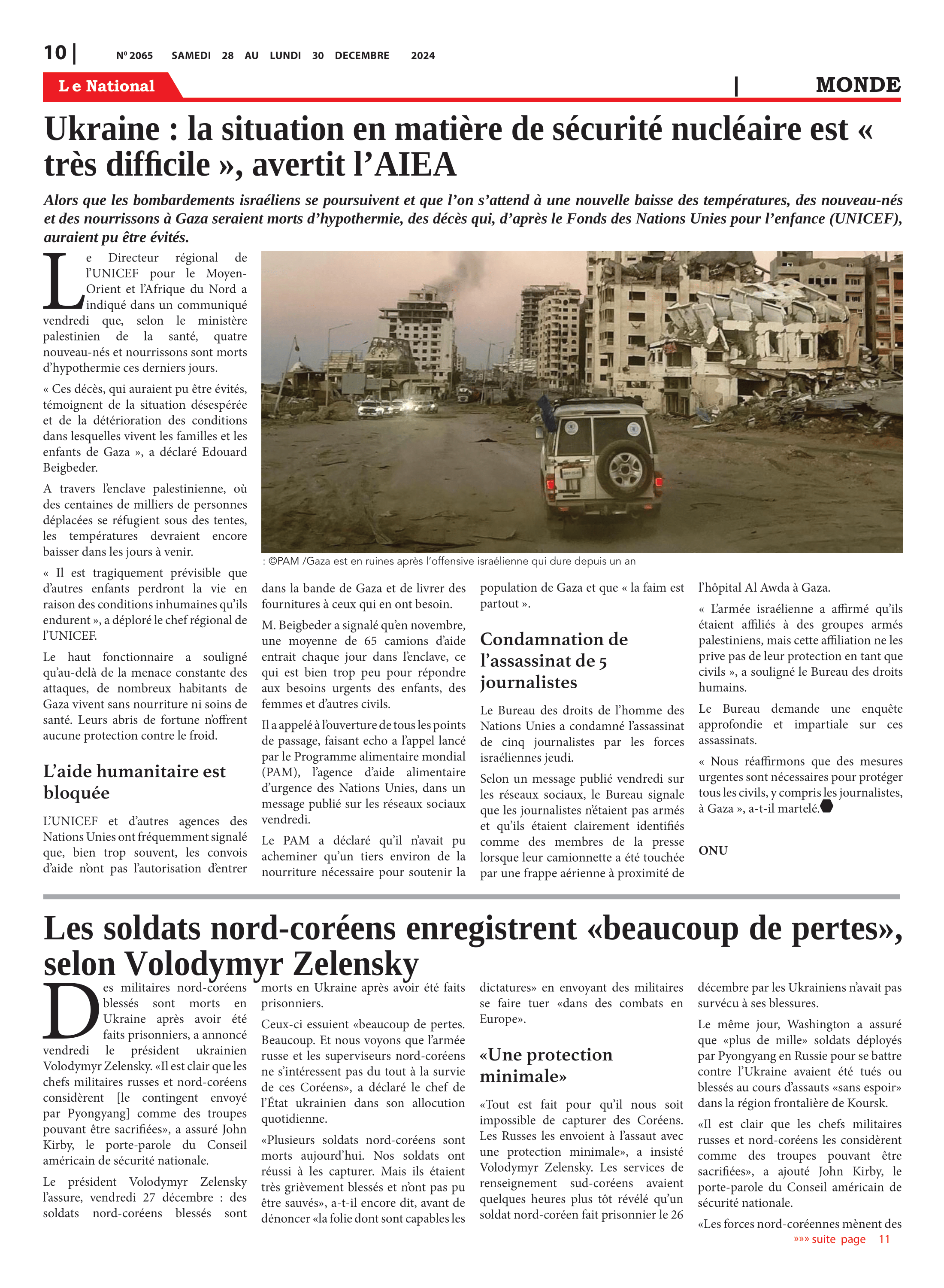 Page 10 de l'édition 2065