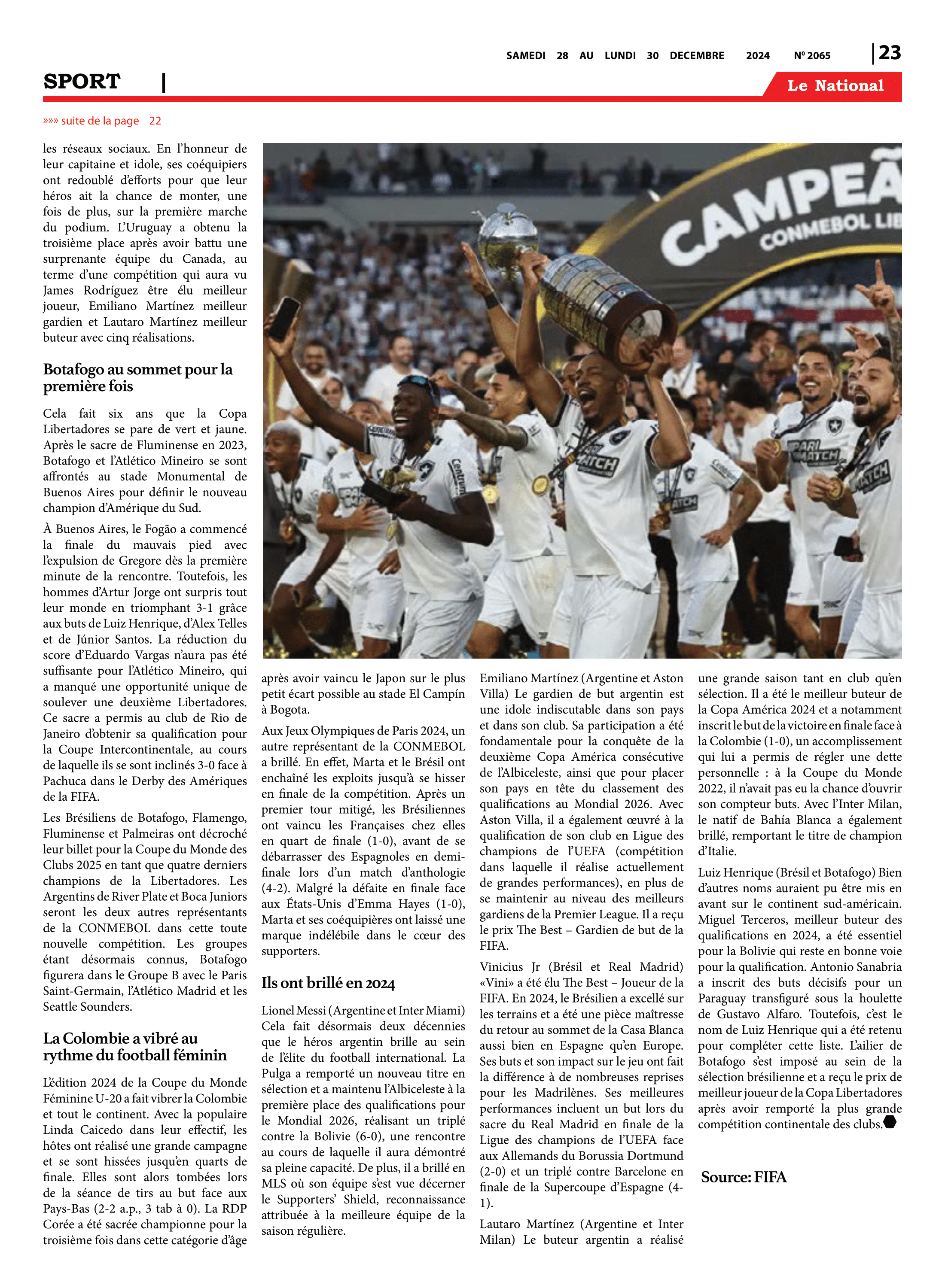 Page 23 de l'édition 2065