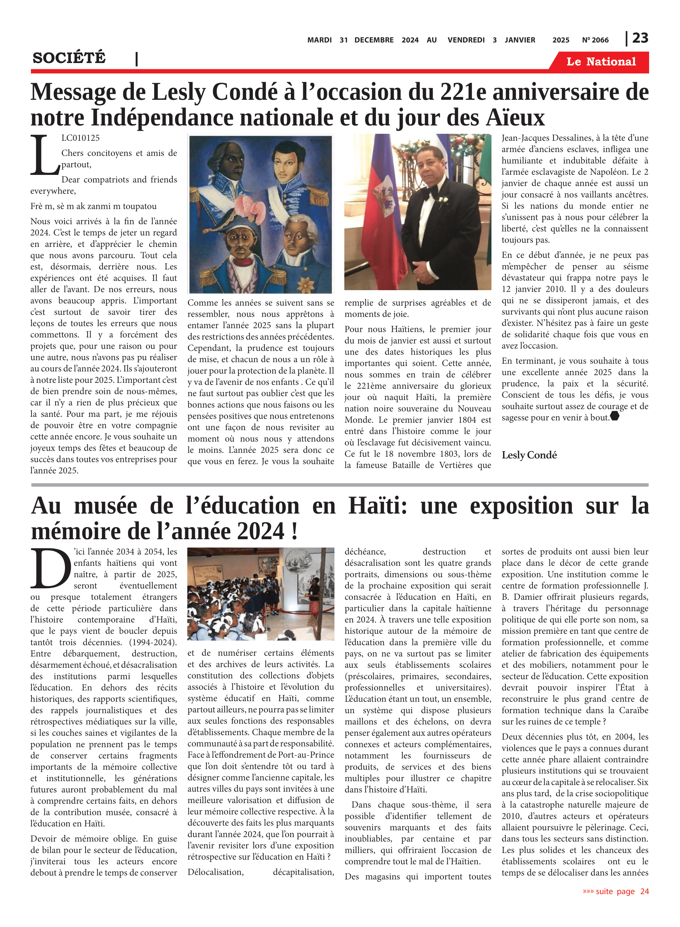Page 23 de l'édition 2066