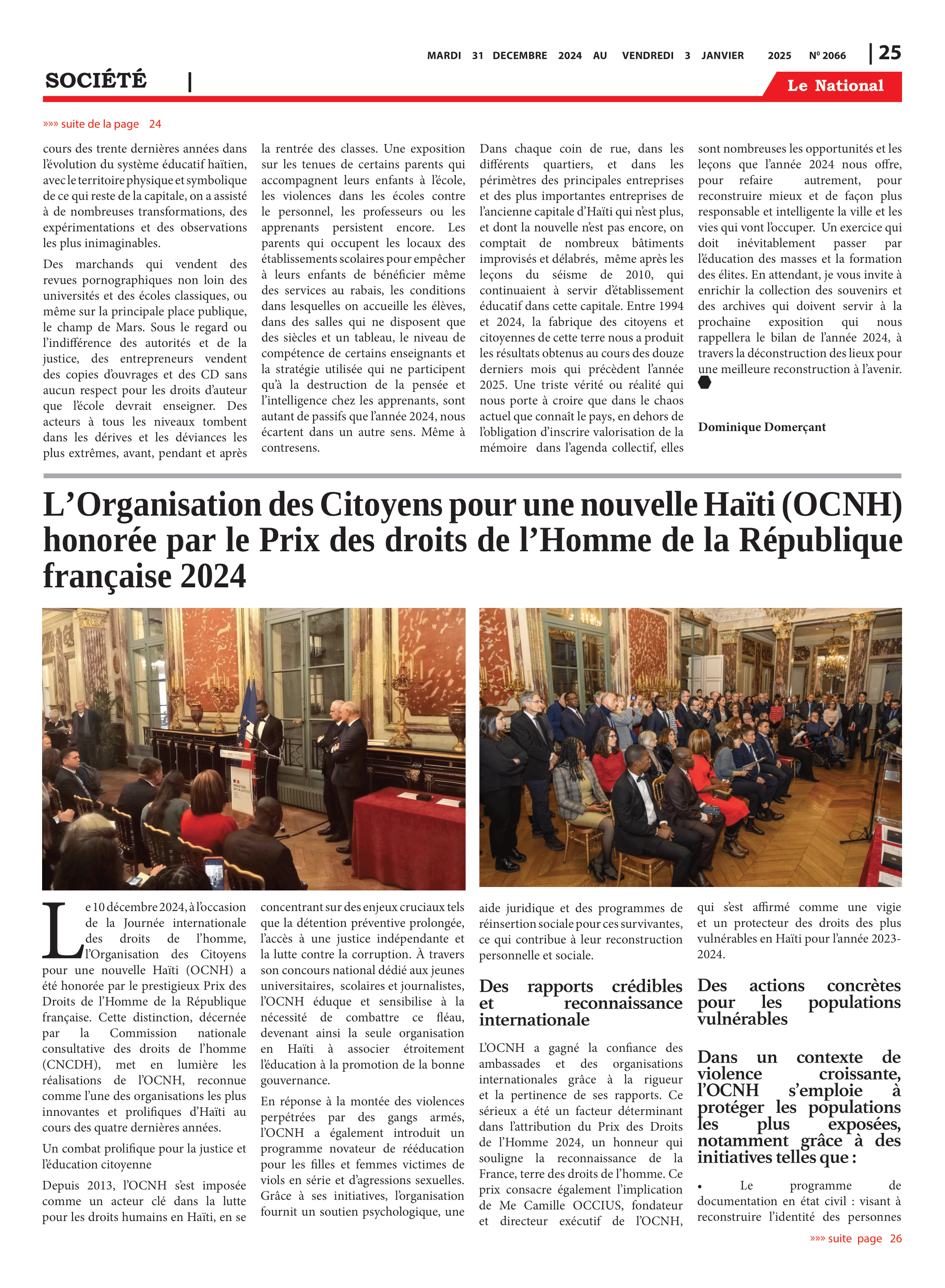 Page 25 de l'édition 2066