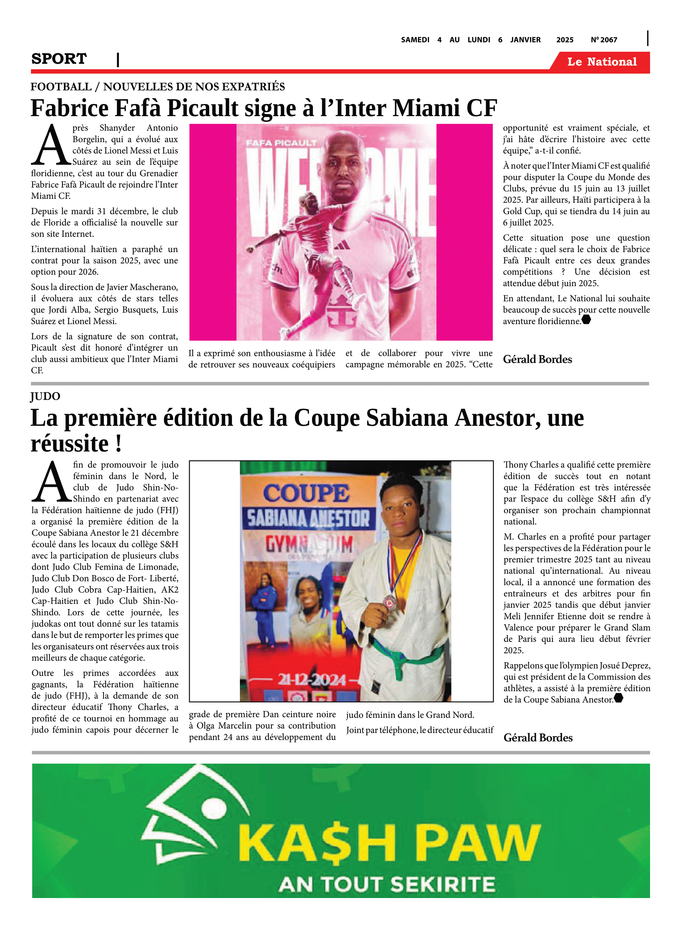 Page 21 de l'édition 2067