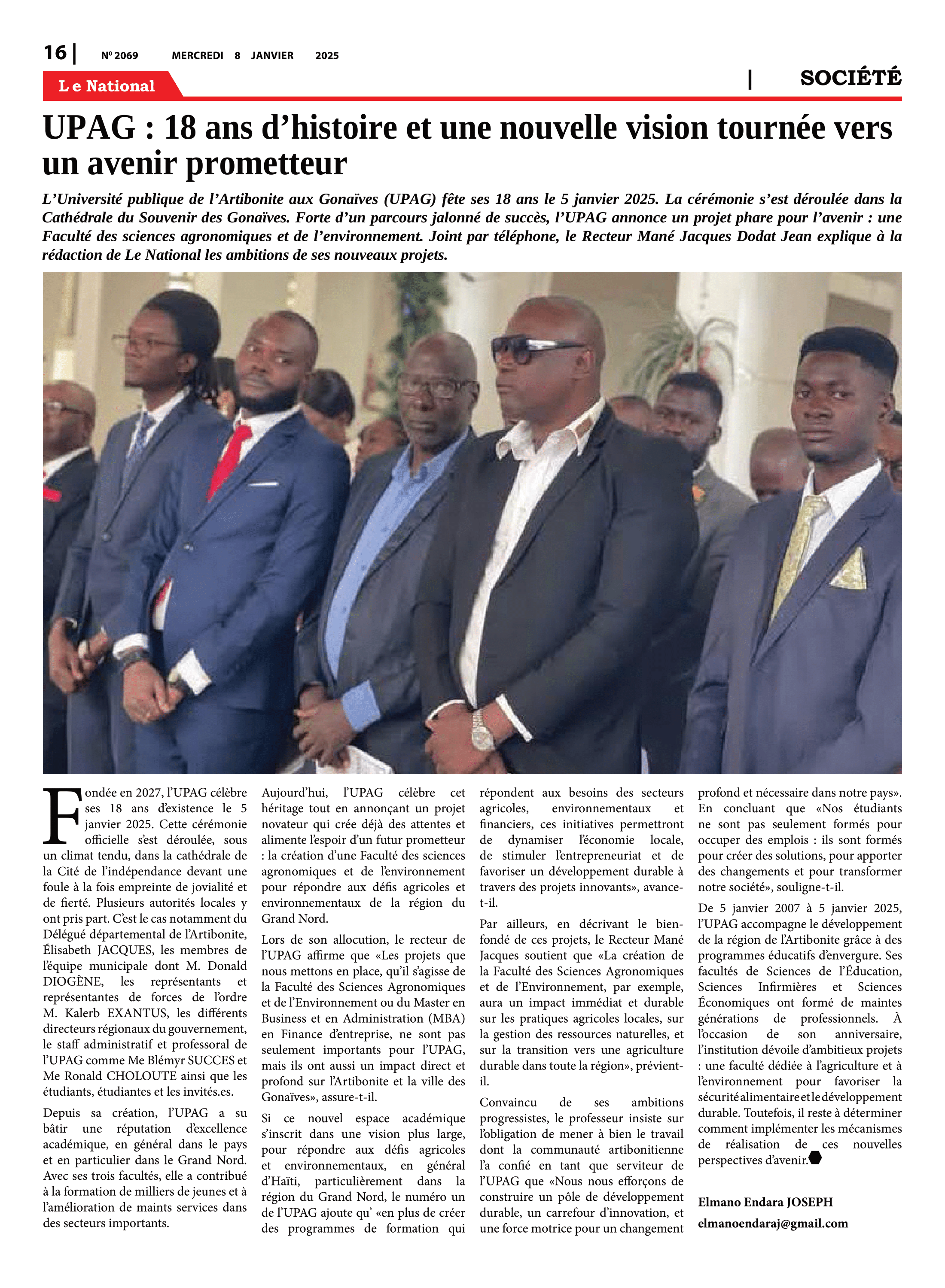Page 16 de l'édition 2069