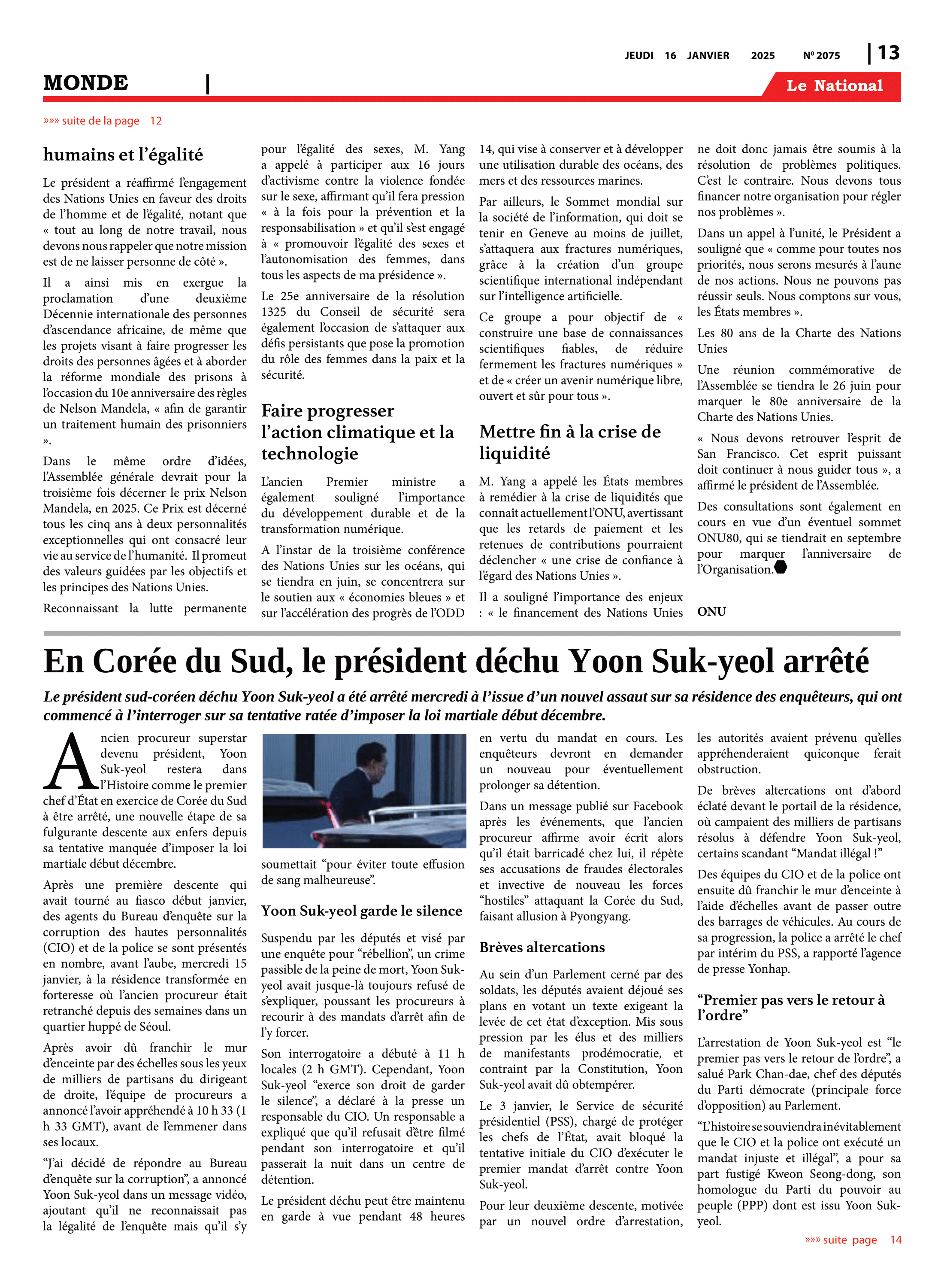 Page 13 de l'édition 2075