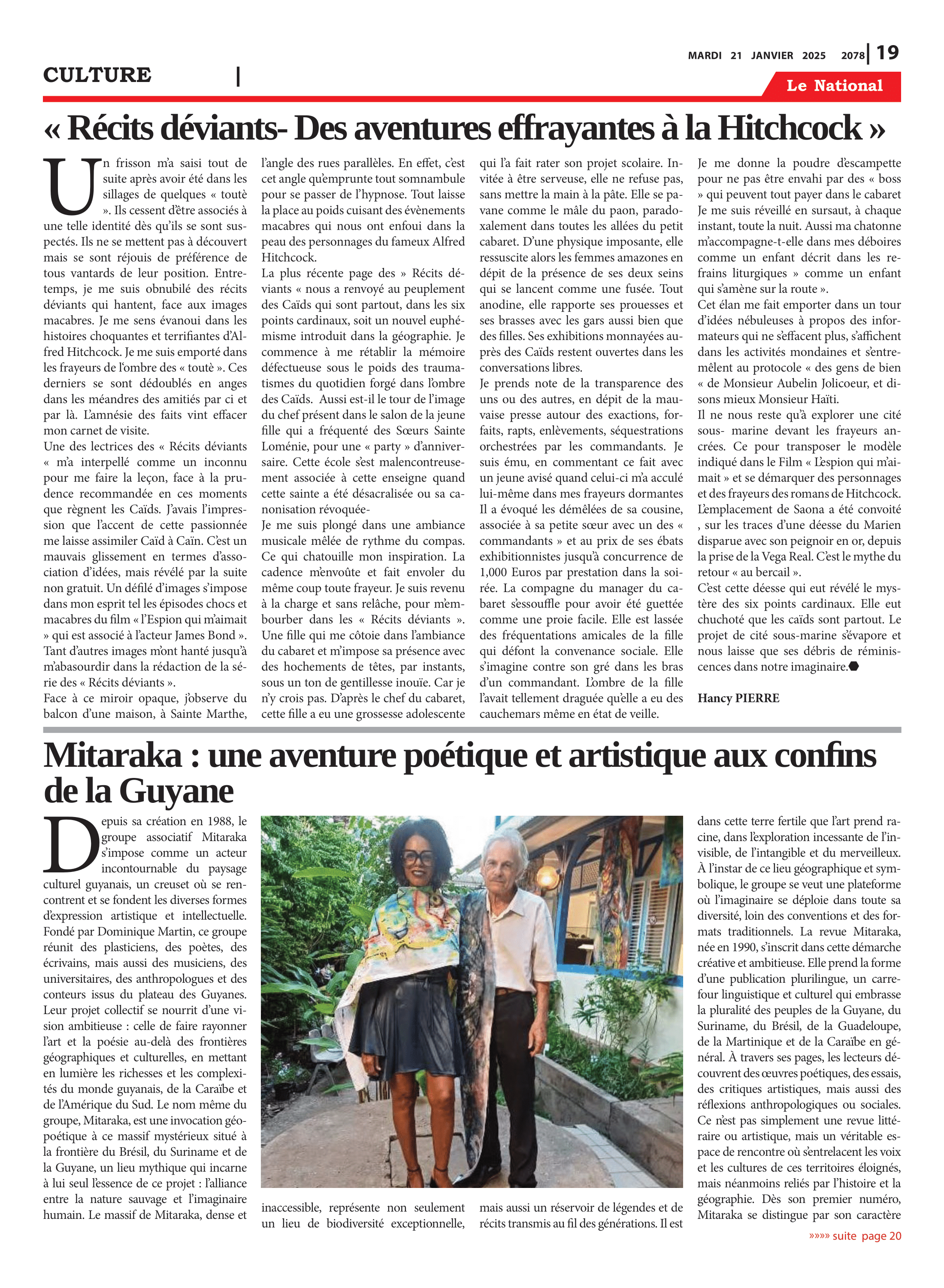 Page 19 de l'édition 2078