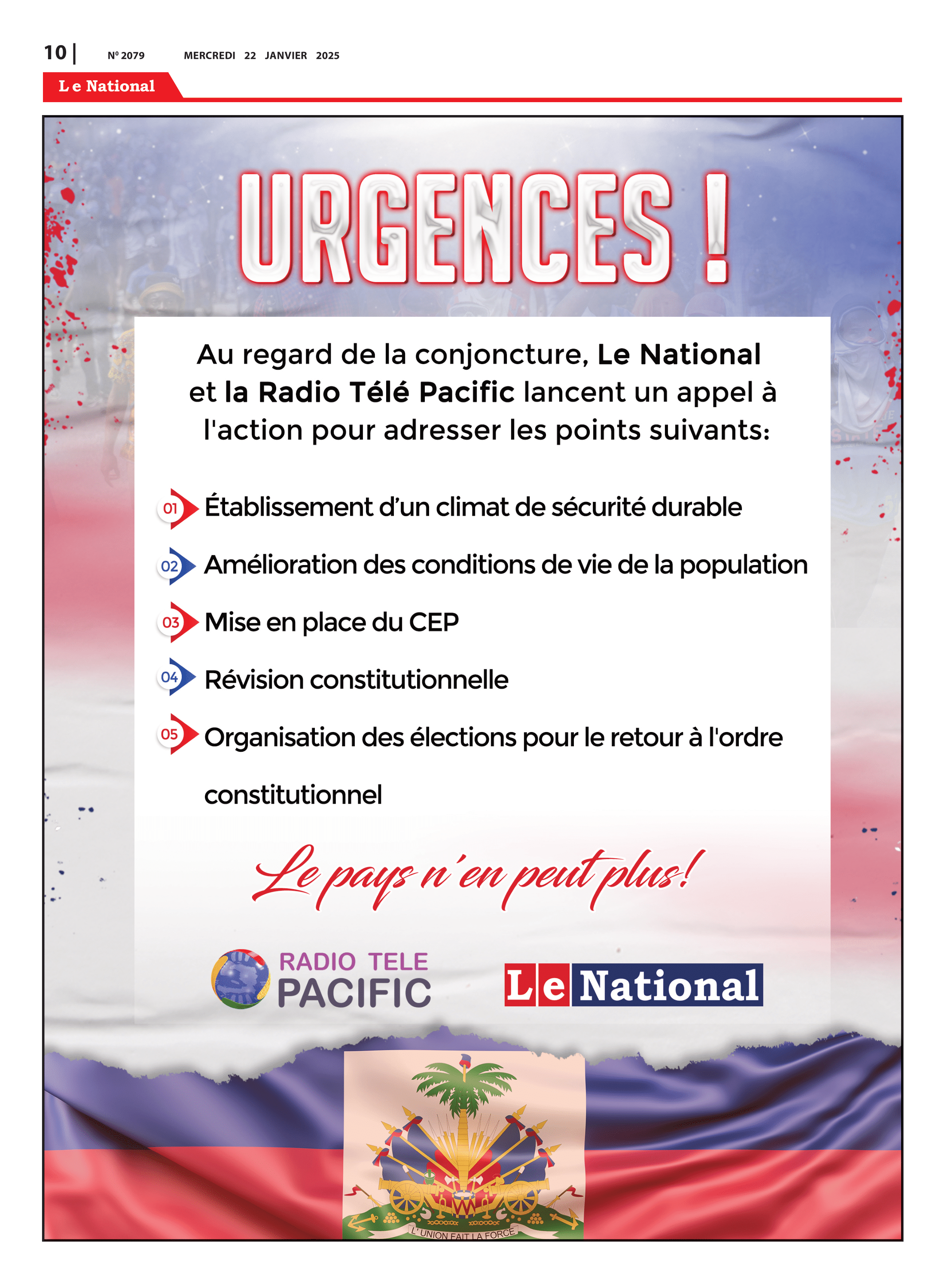 Page 10 de l'édition 2079