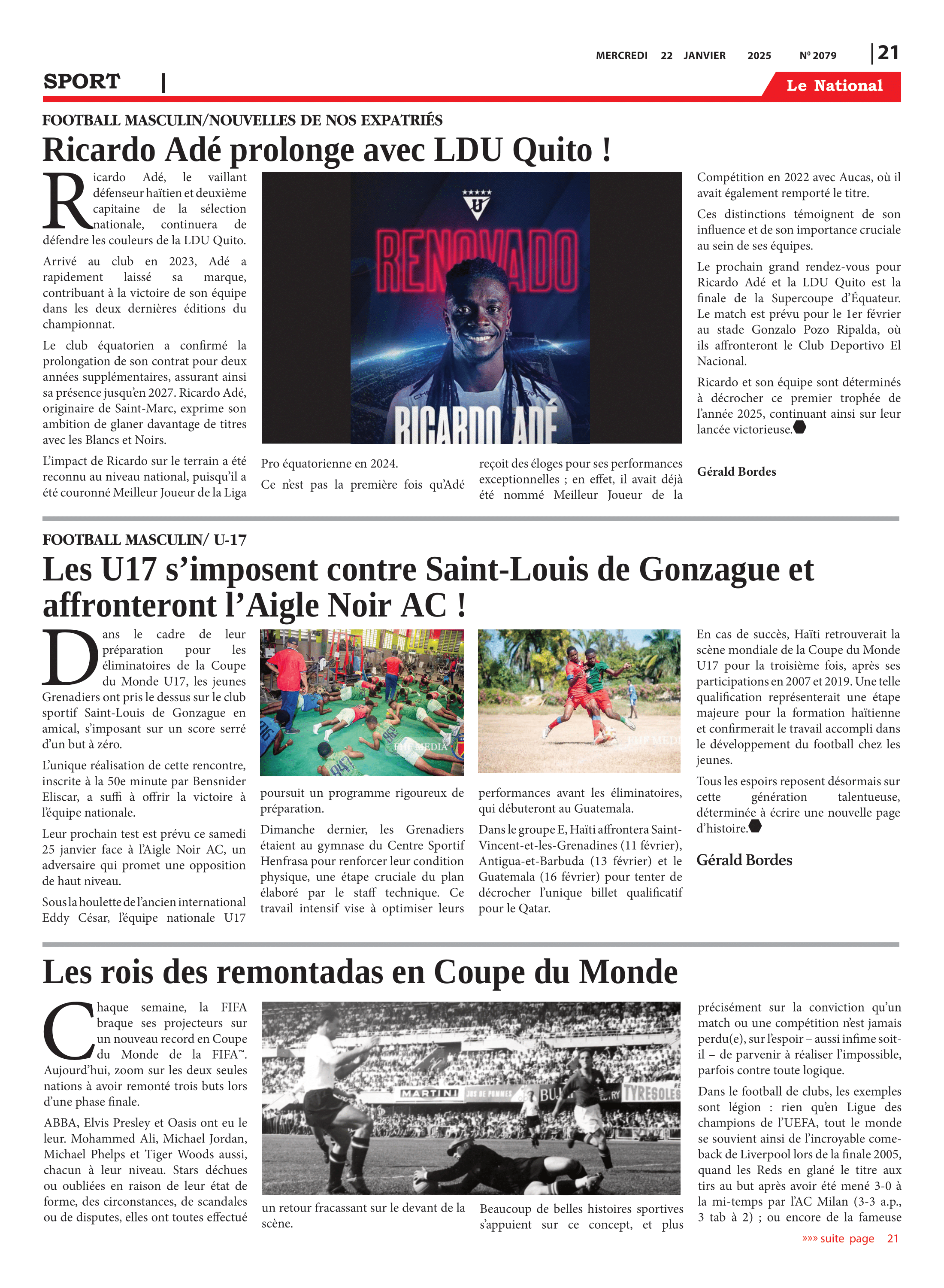 Page 21 de l'édition 2079