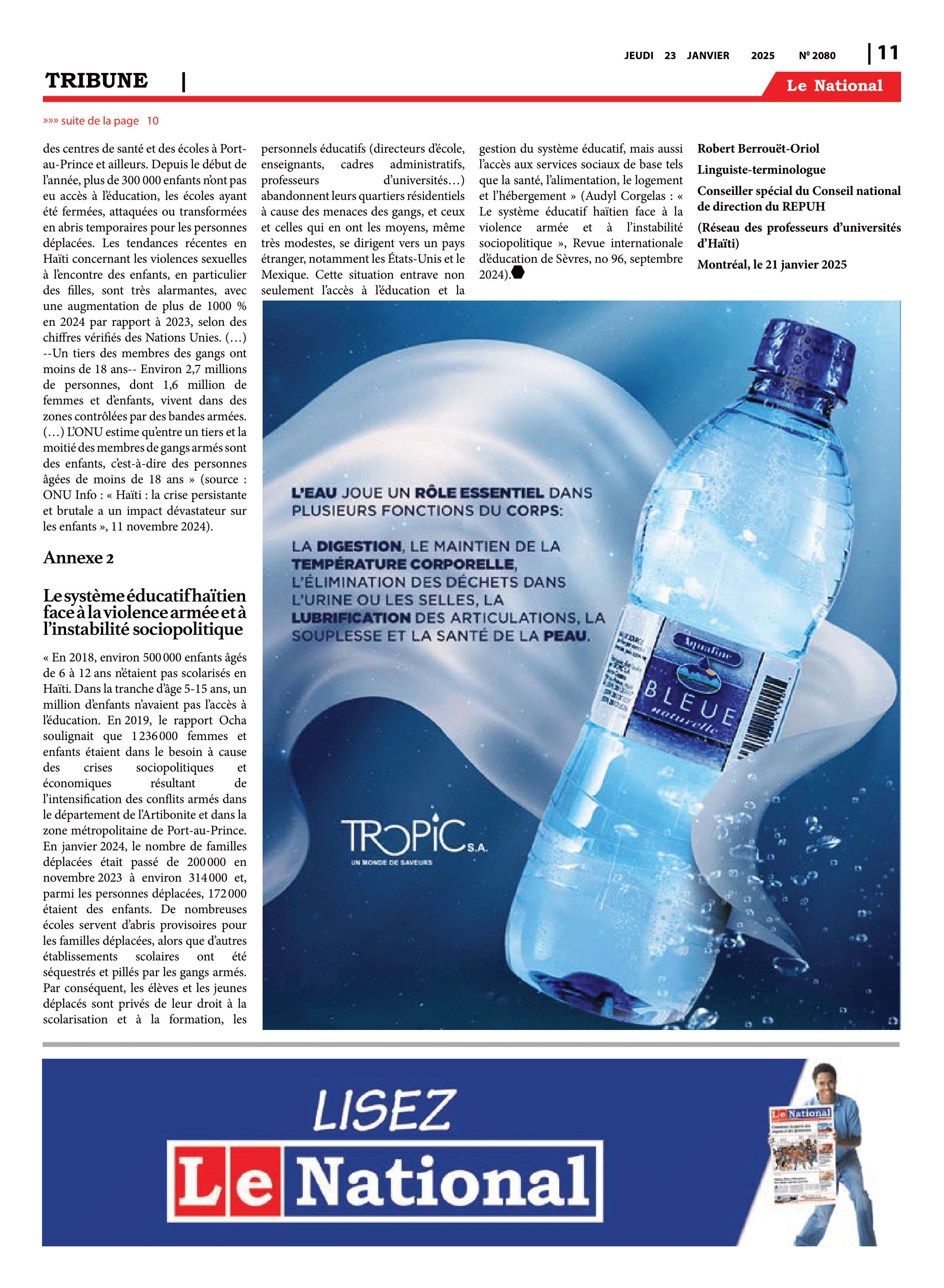 Page 11 de l'édition 2080
