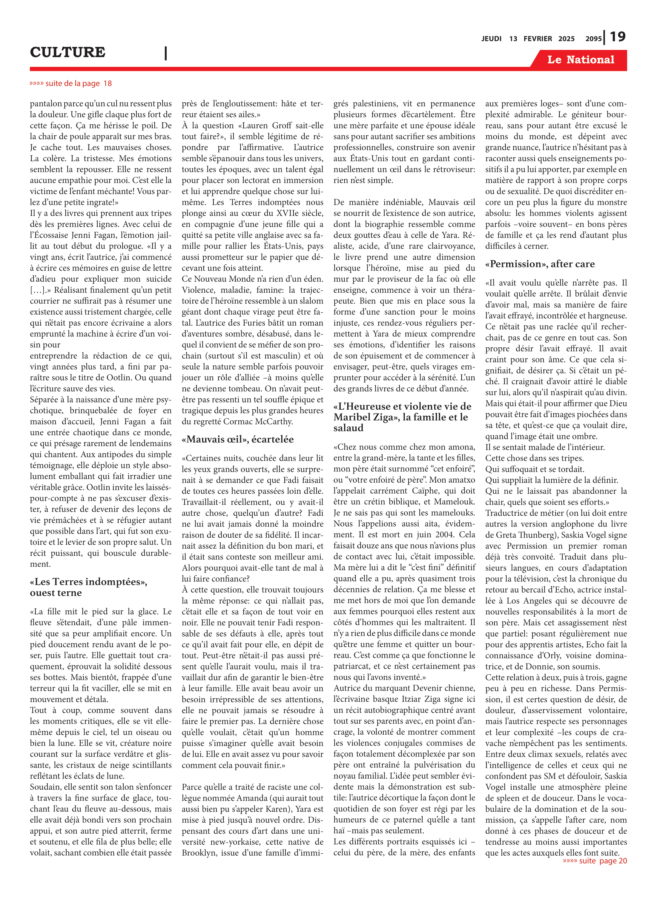 Page 19 de l'édition 2095