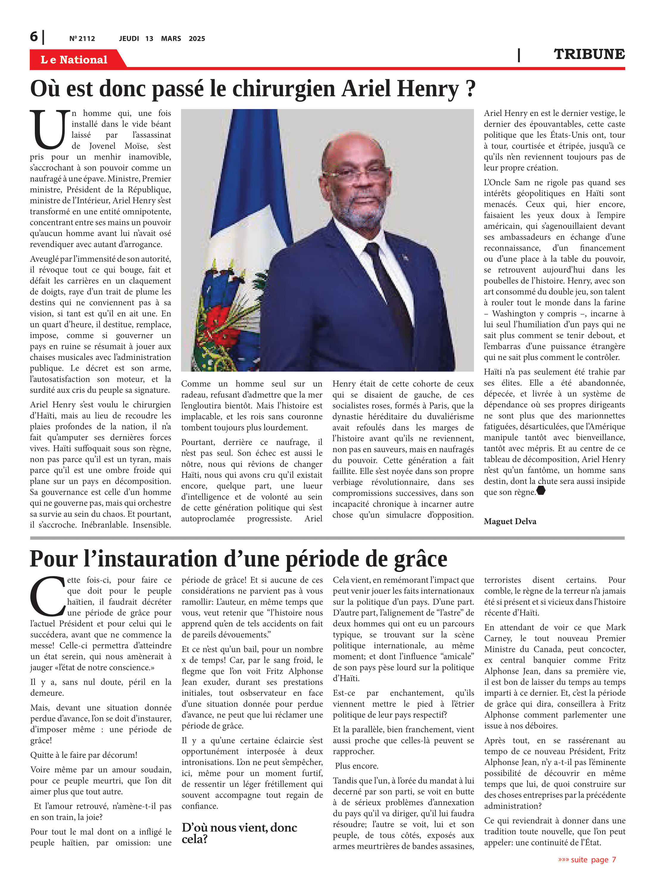 Page 6 de l'édition 2112