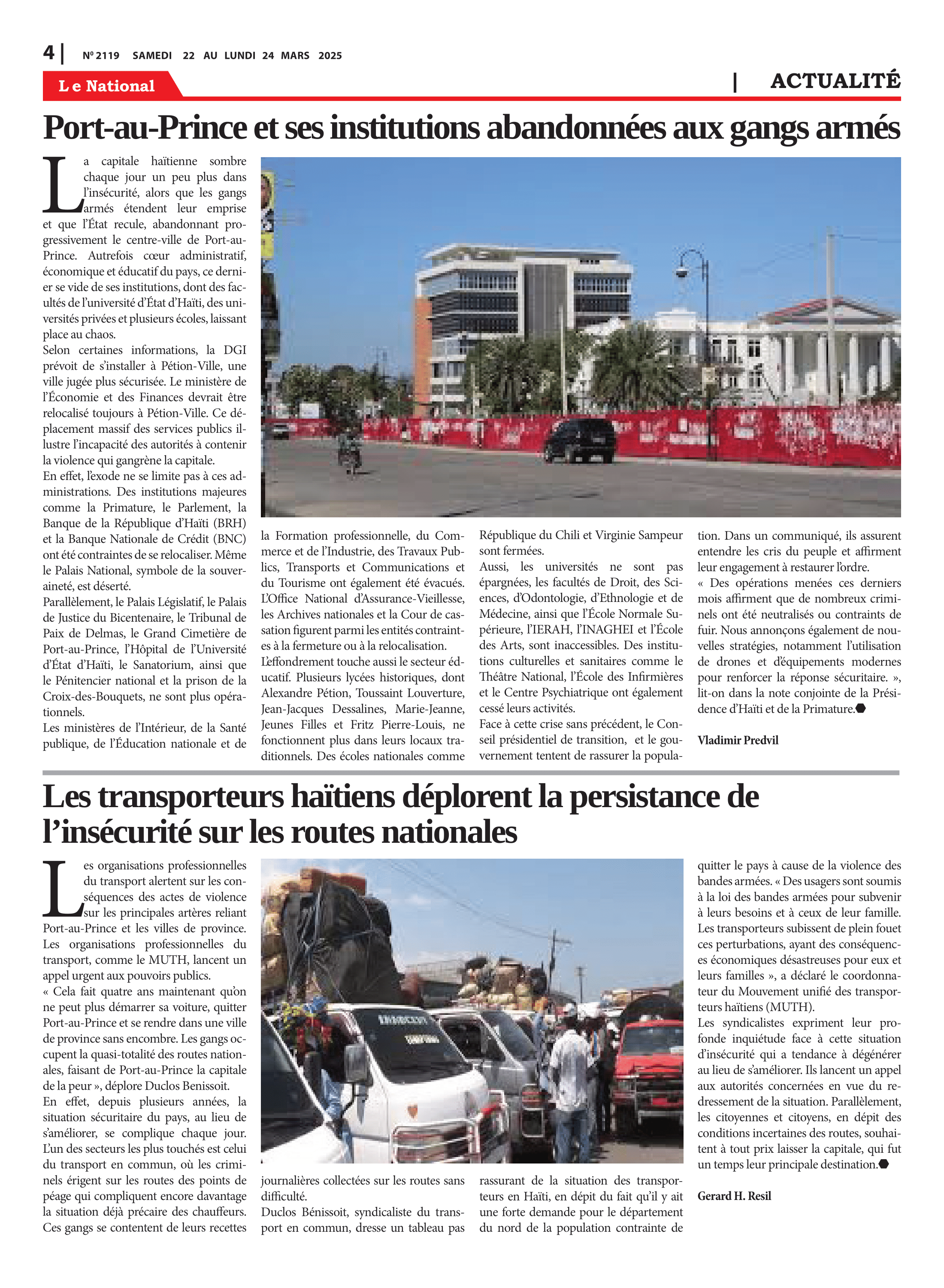 Page 4 de l'édition 2119