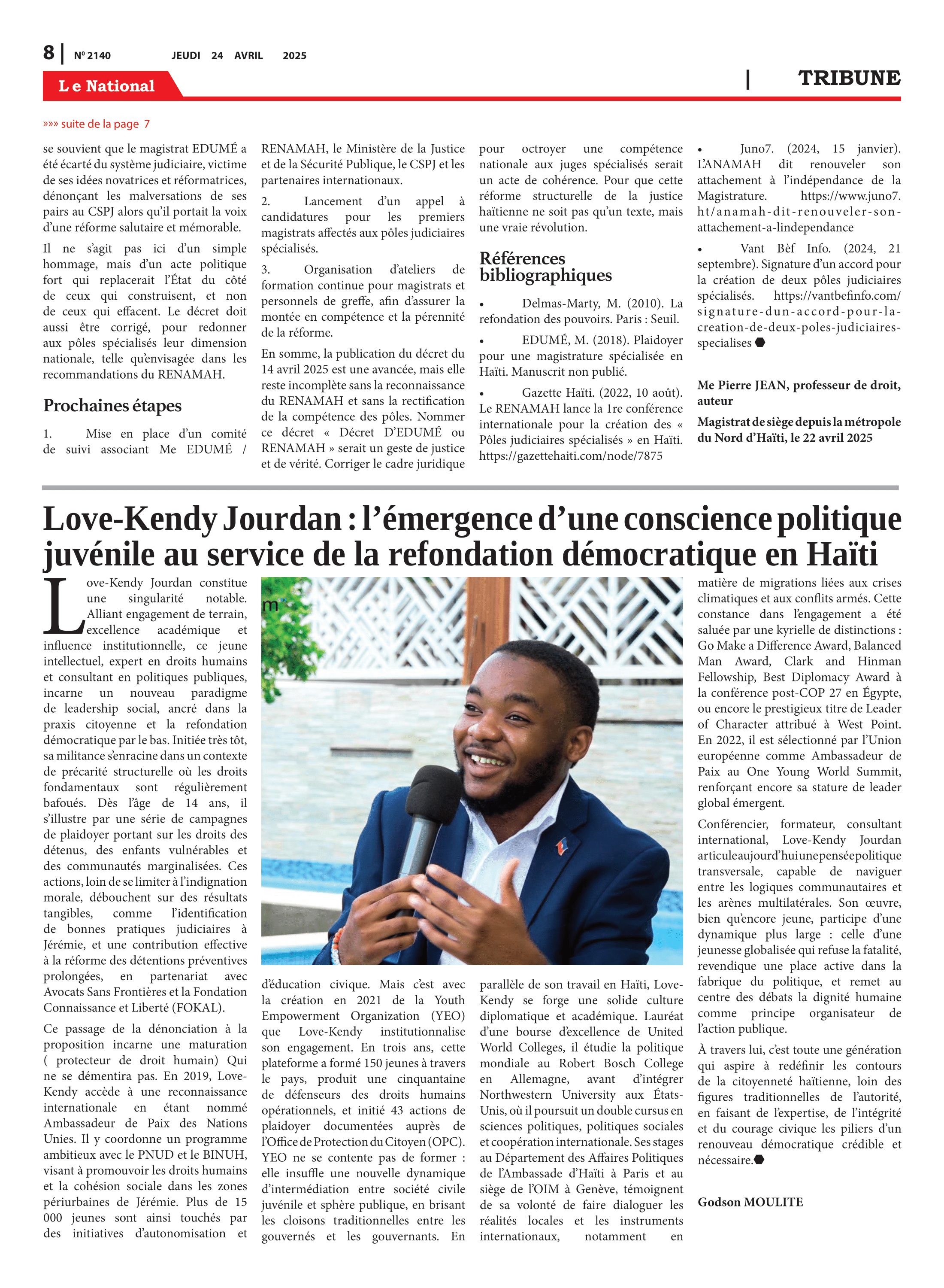 Page 8 de l'édition 2140