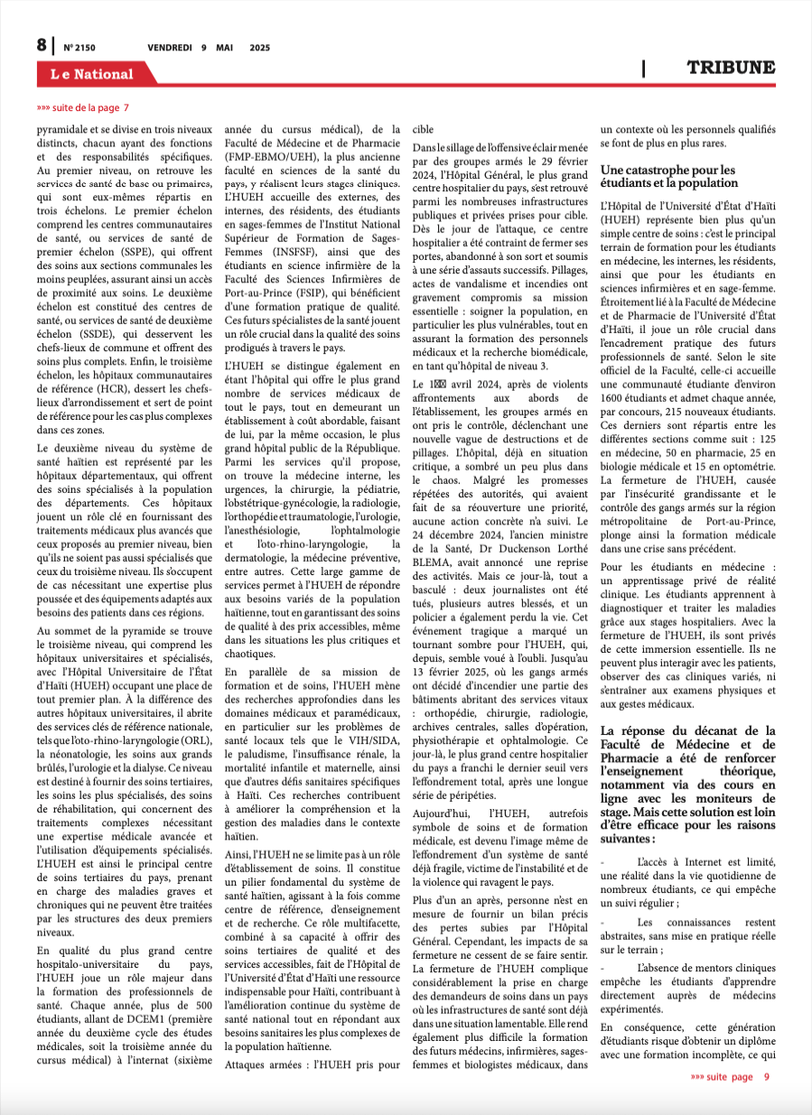 Page 8 de l'édition 2150