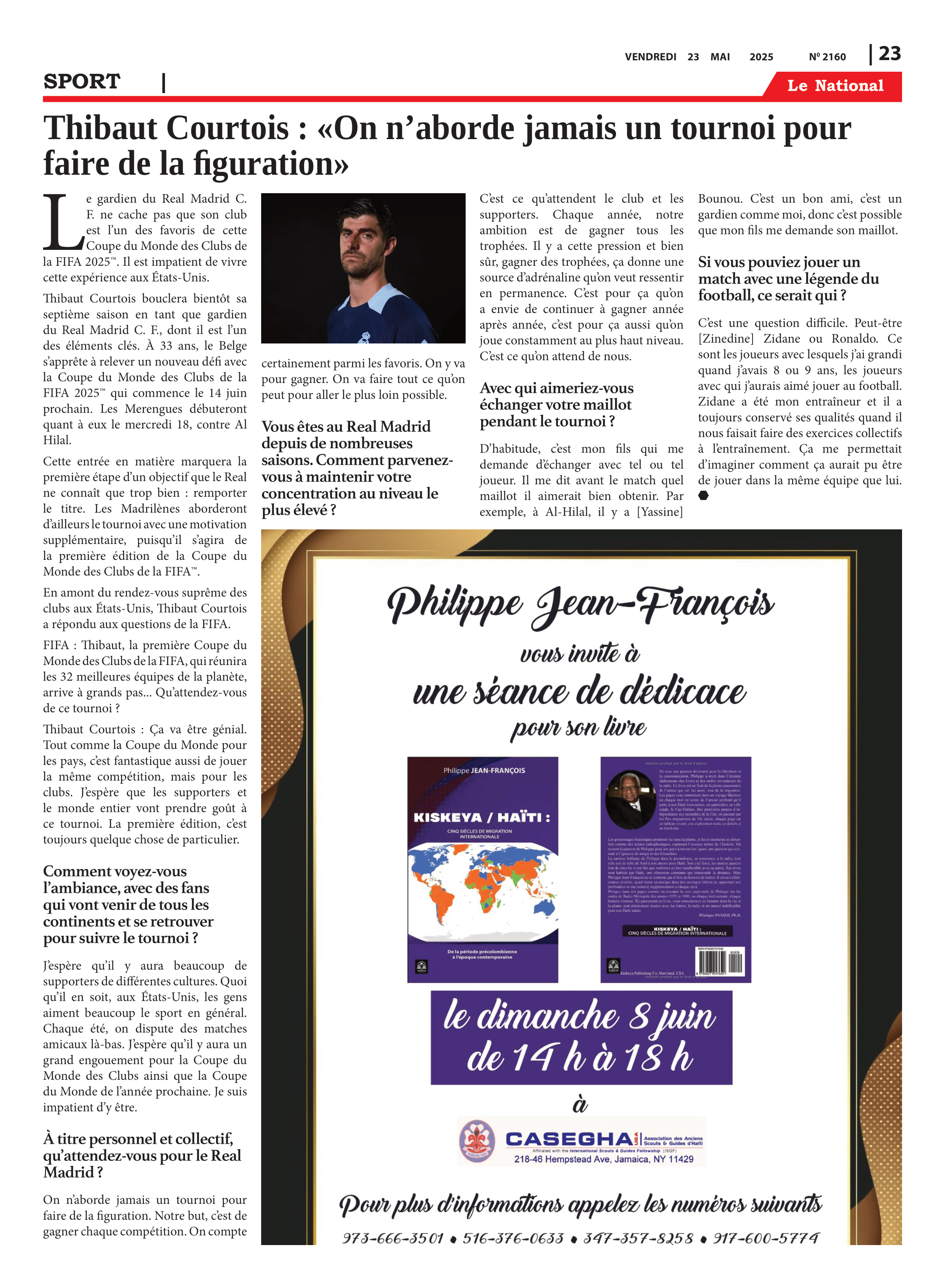 Page 23 de l'édition 2160