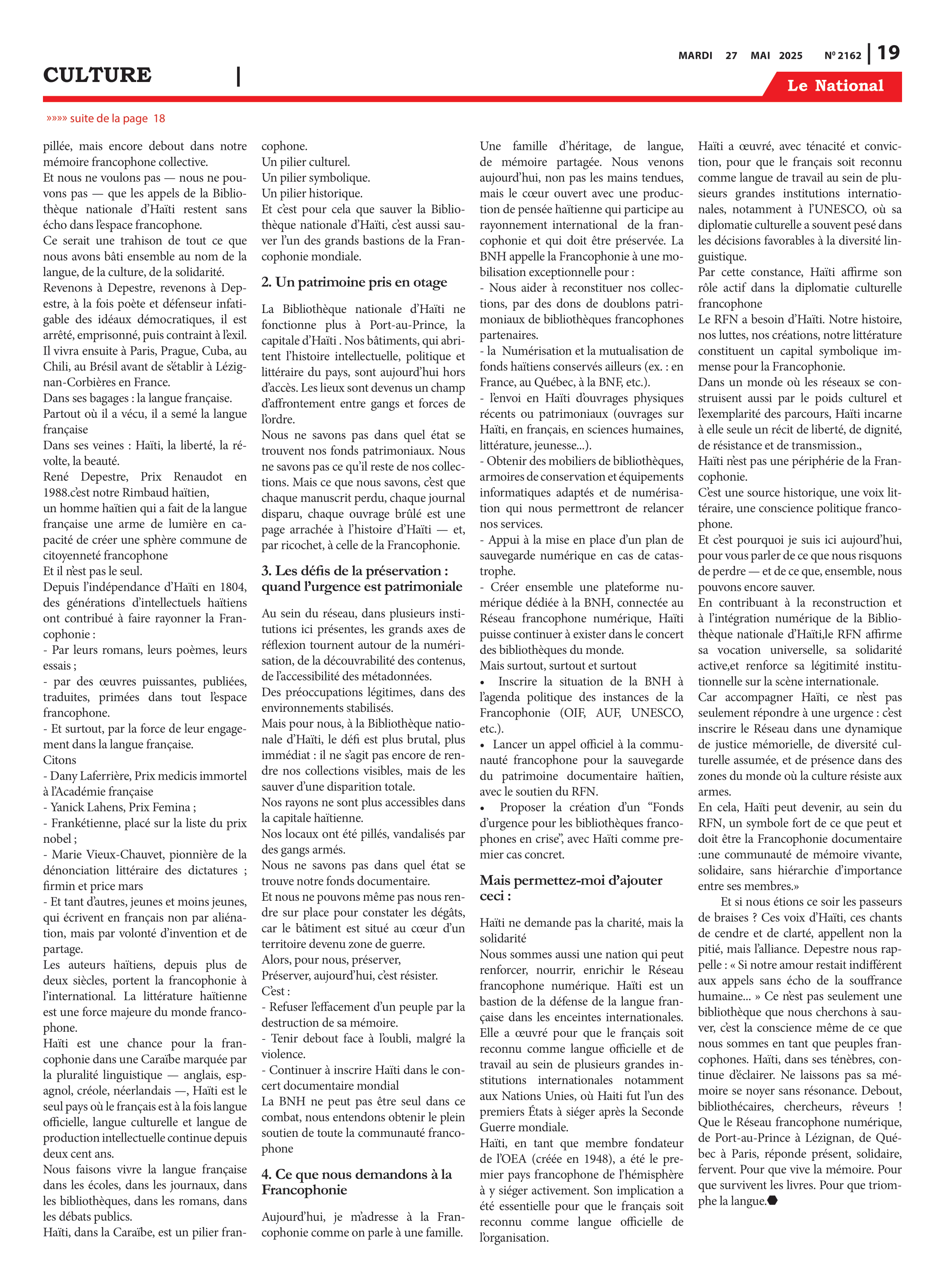 Page 18 de l'édition 2162