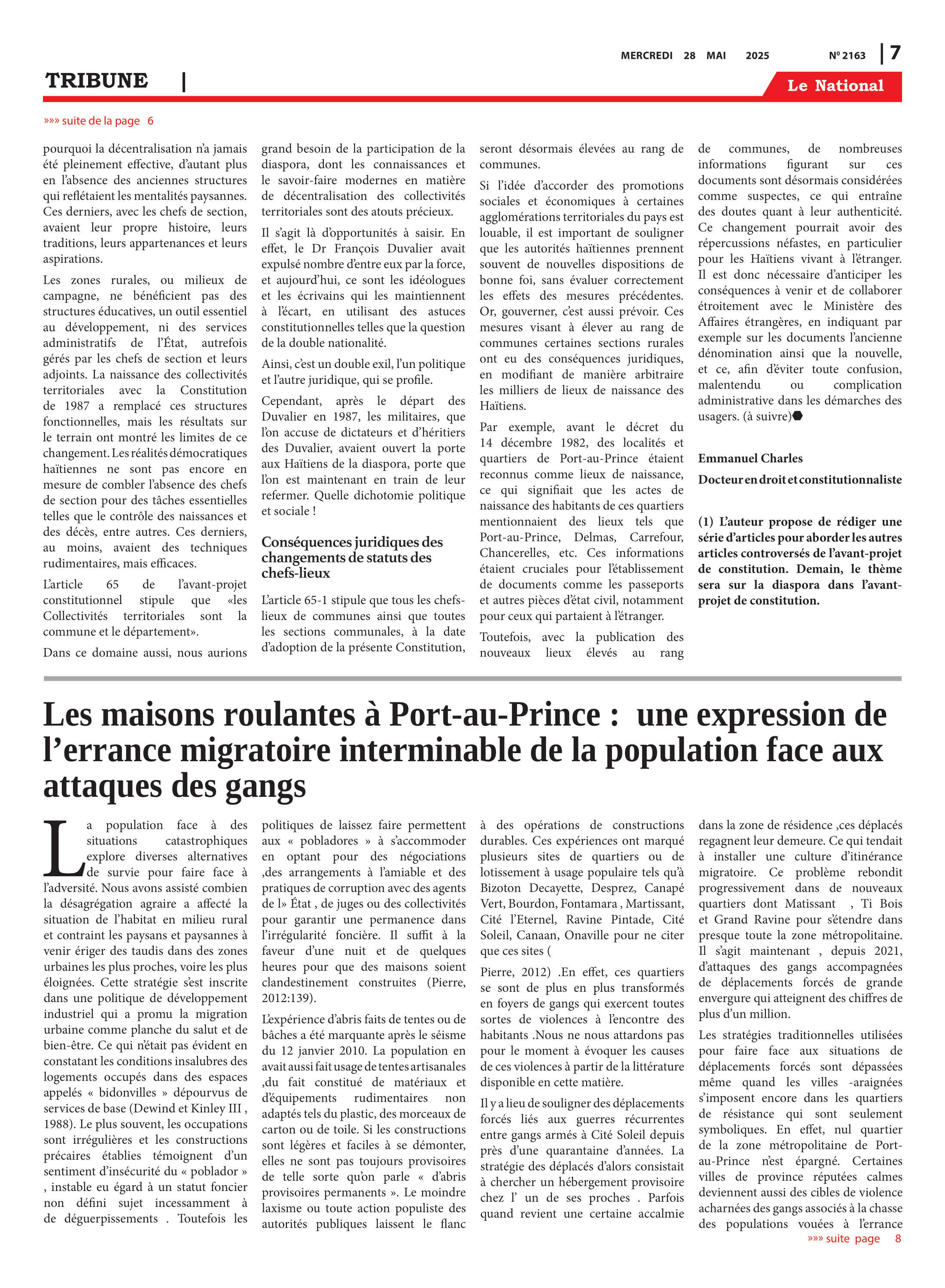 Page 7 de l'édition 2163