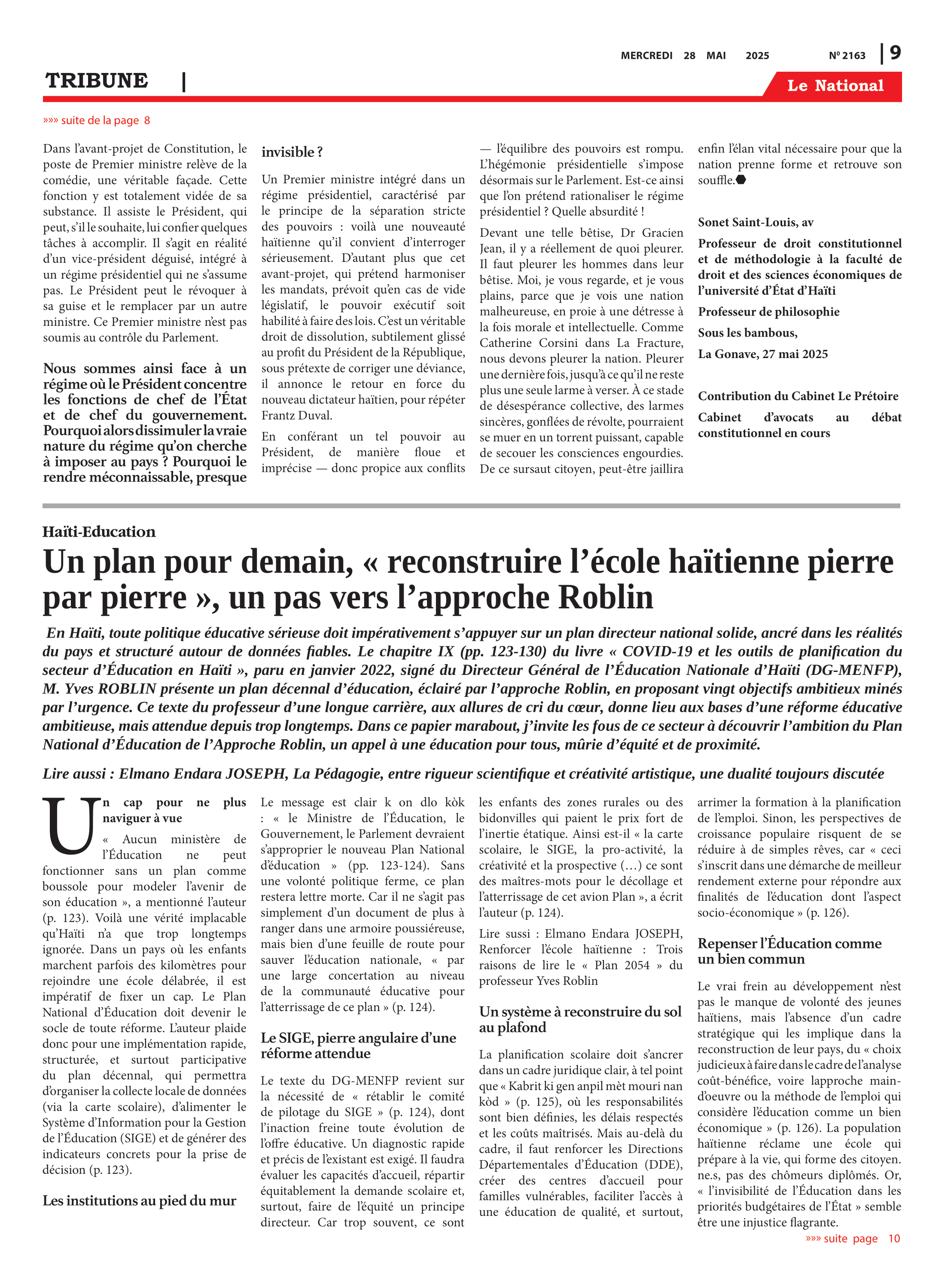 Page 9 de l'édition 2163