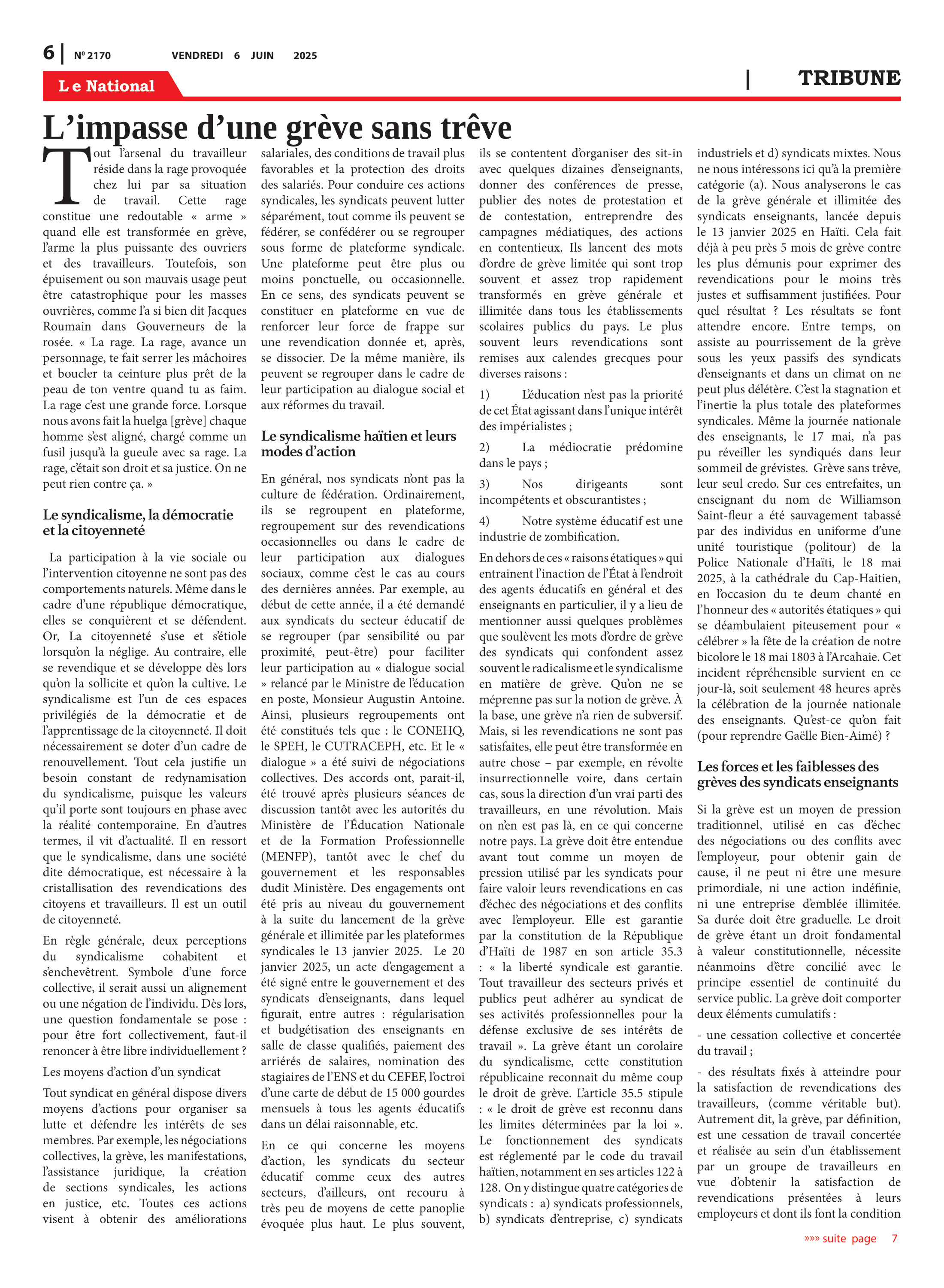 Page 6 de l'édition 2170