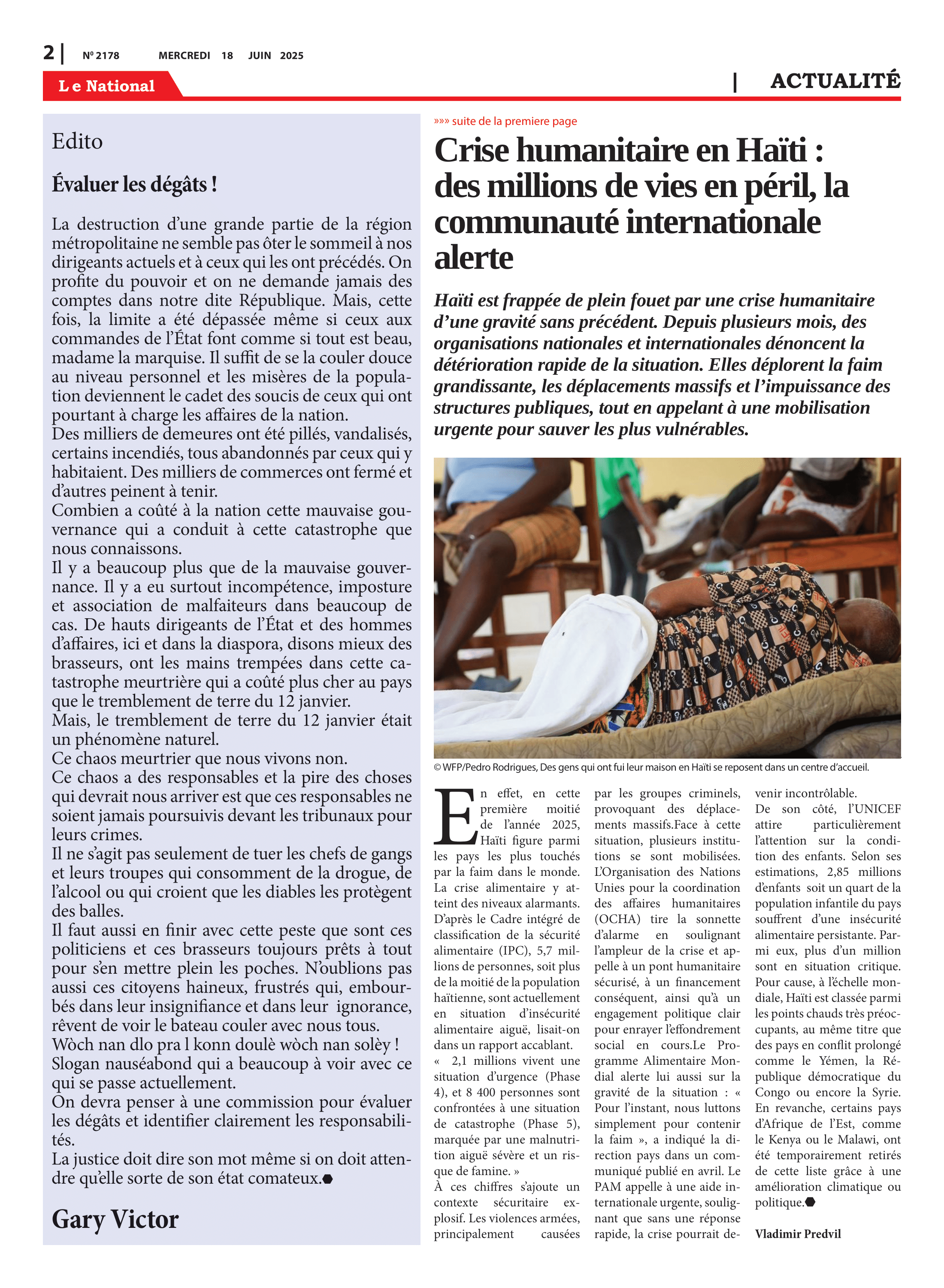 Page 2 de l'édition 2178