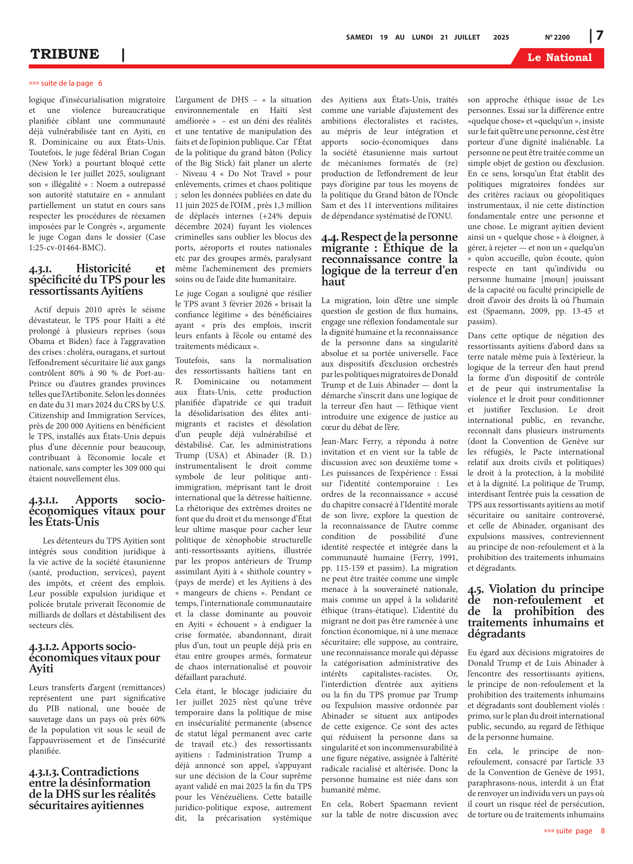 Page 7 de l'édition 2200