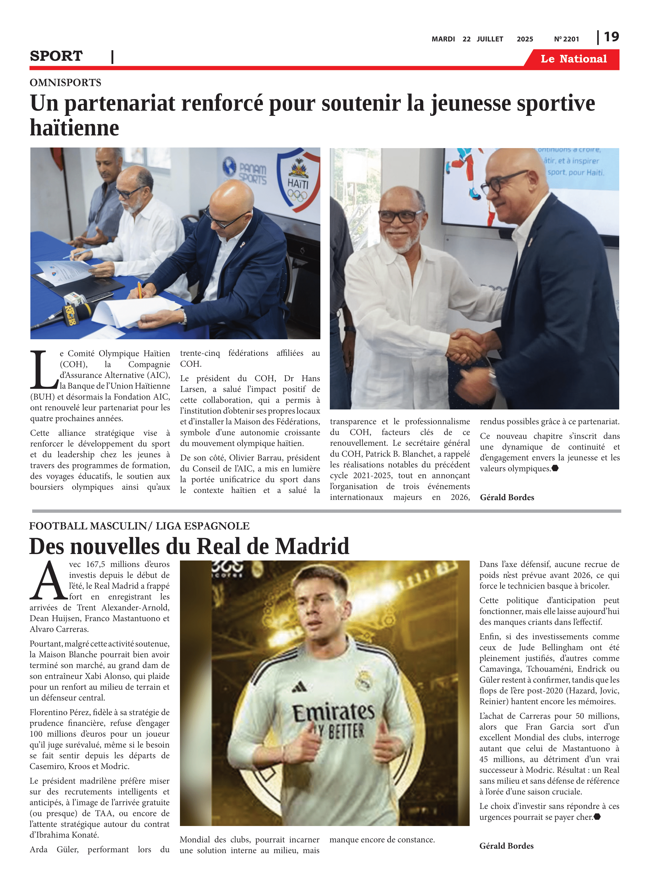 Page 19 de l'édition 2201