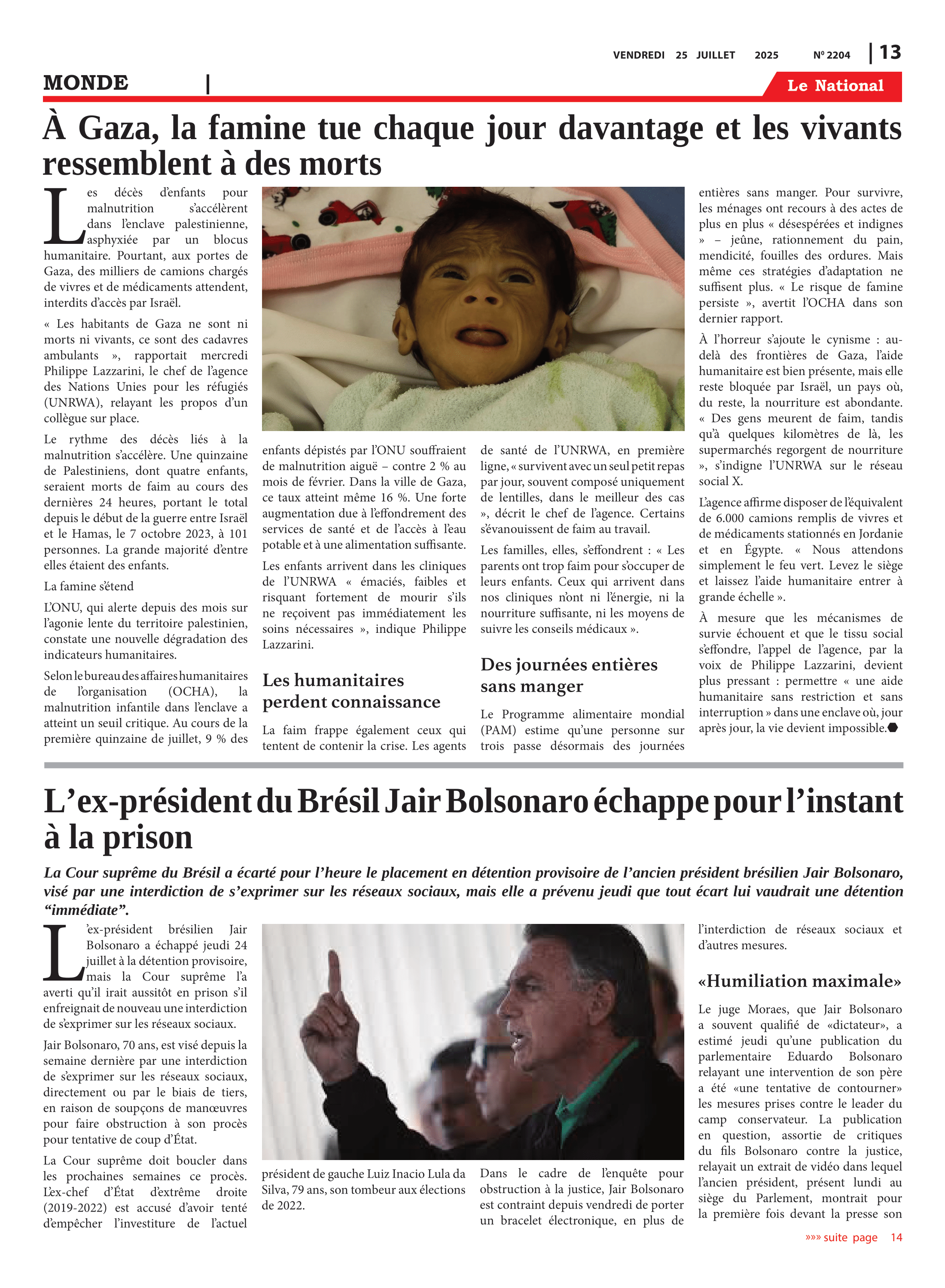 Page 13 de l'édition 2204