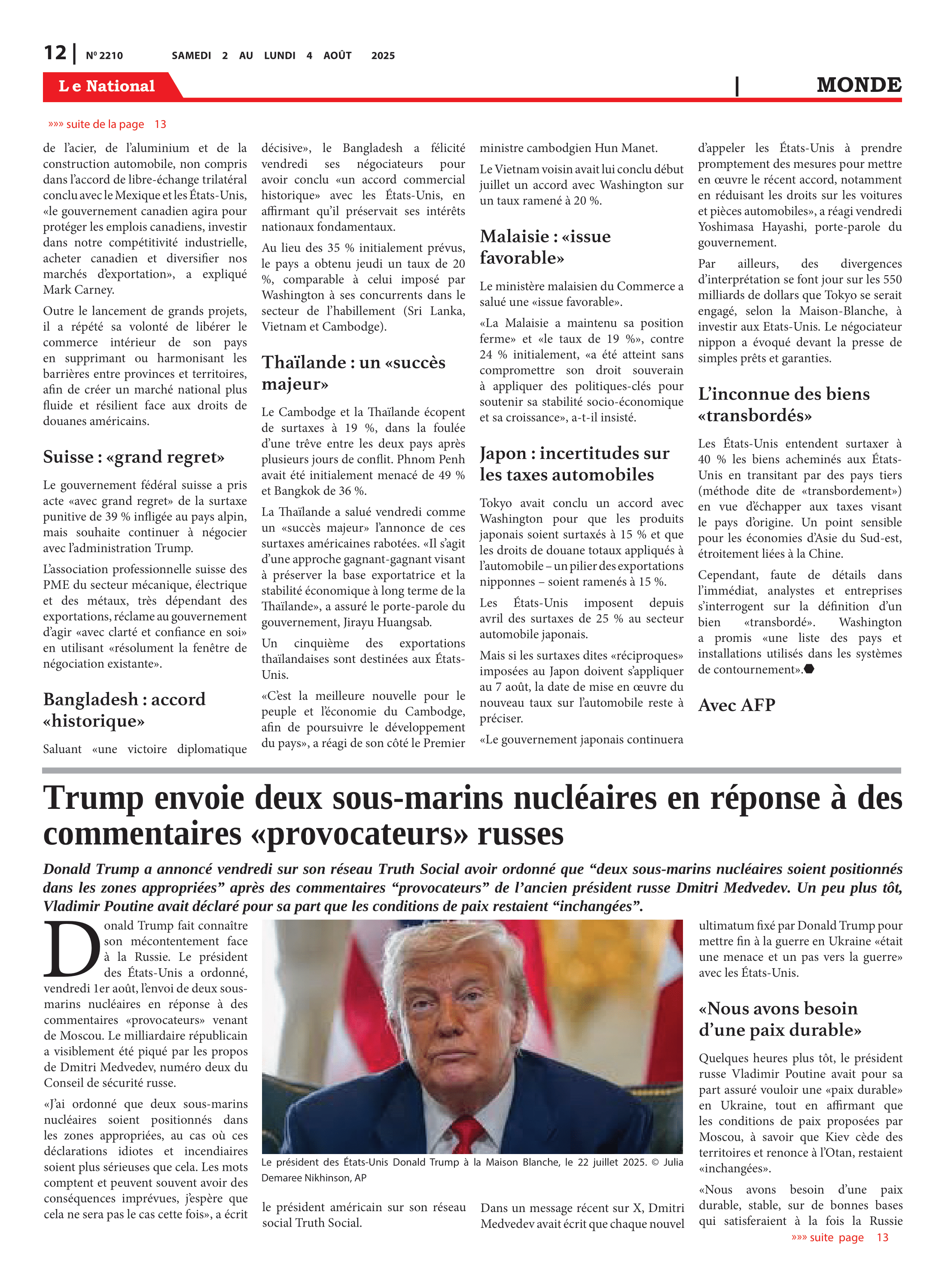 Page 12 de l'édition 2210