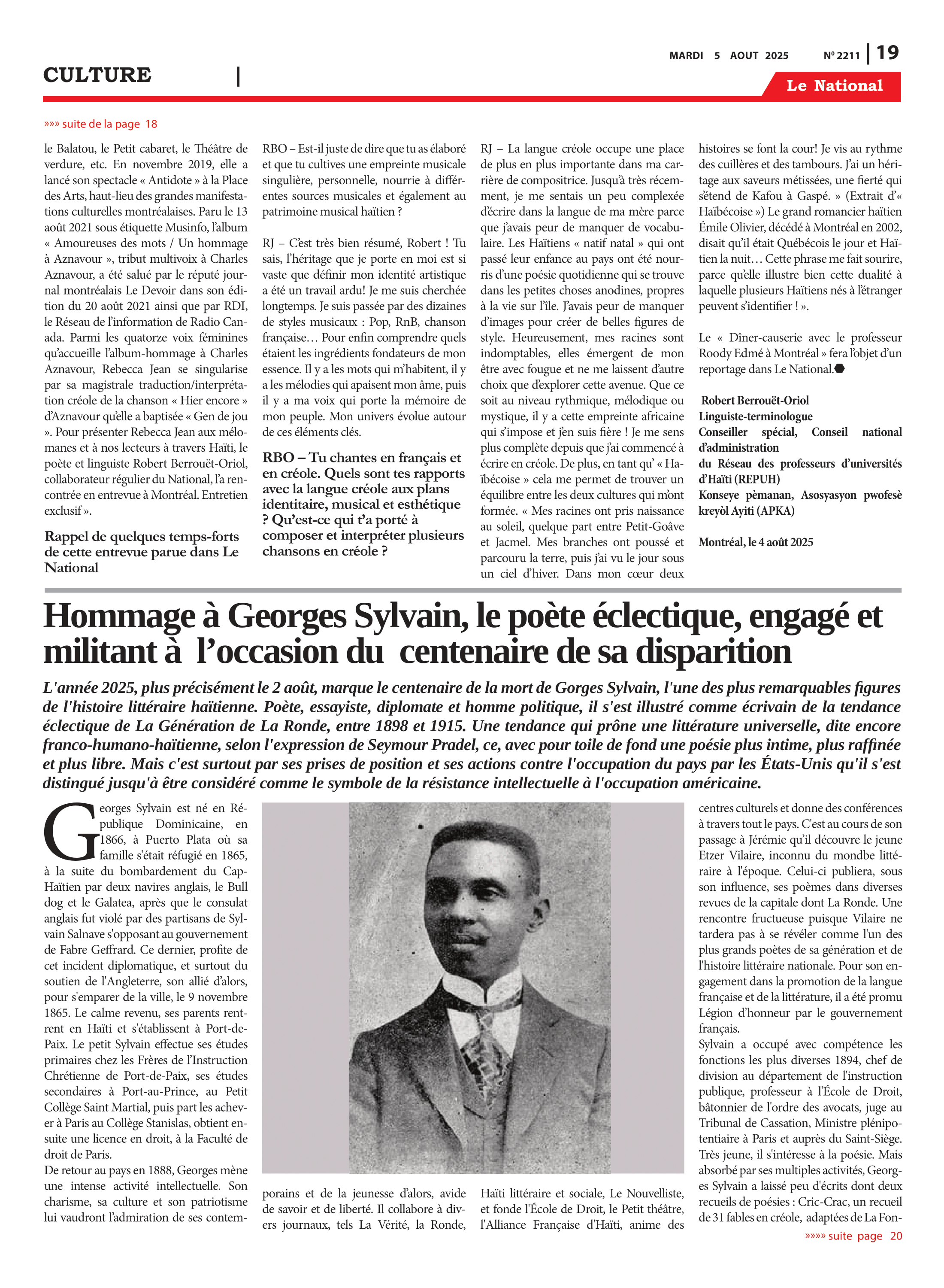 Page 19 de l'édition 2211