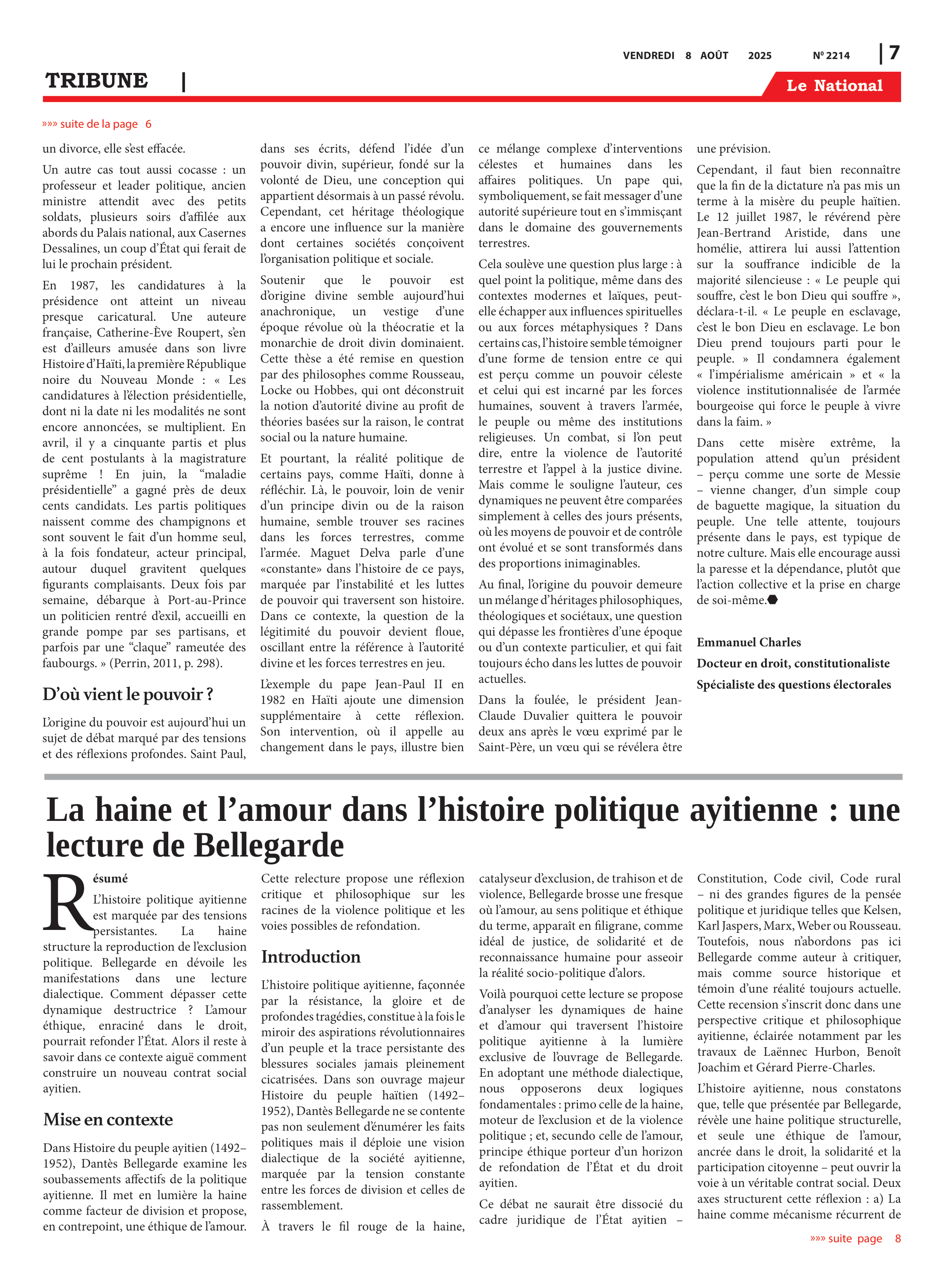 Page 7 de l'édition 2214