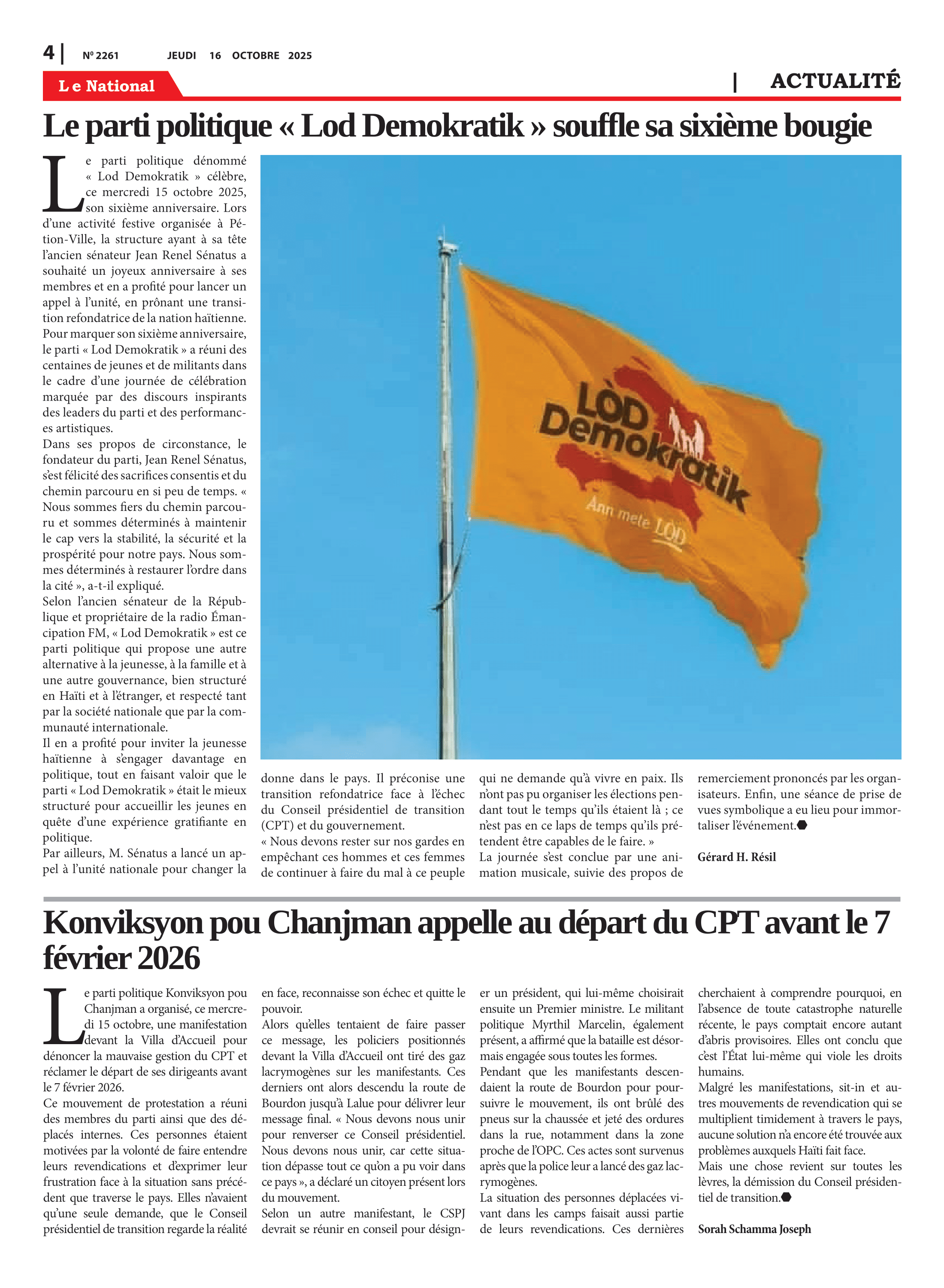 Page 4 de l'édition 2261