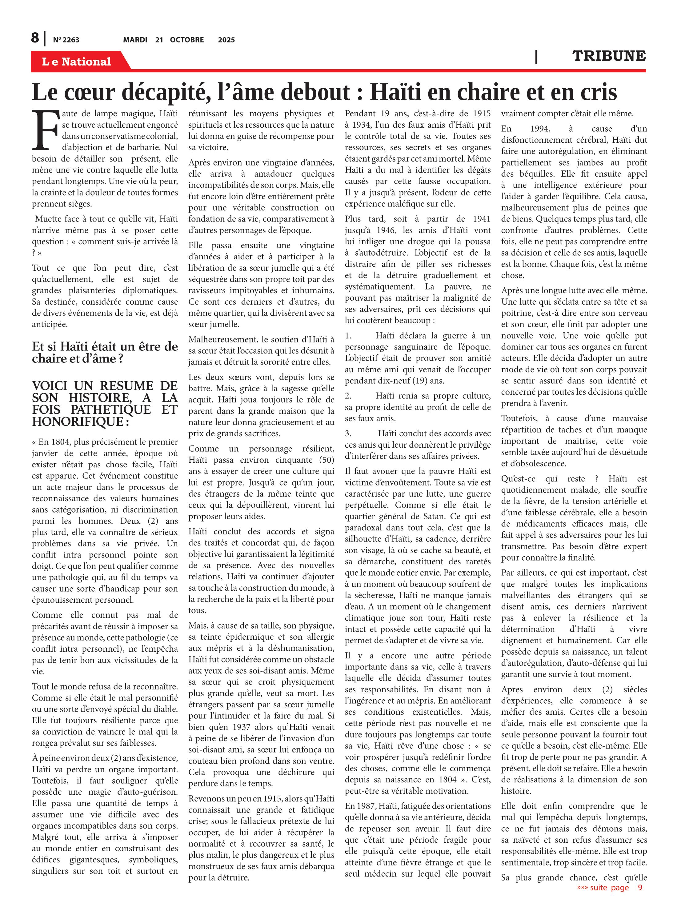 Page 8 de l'édition 2263