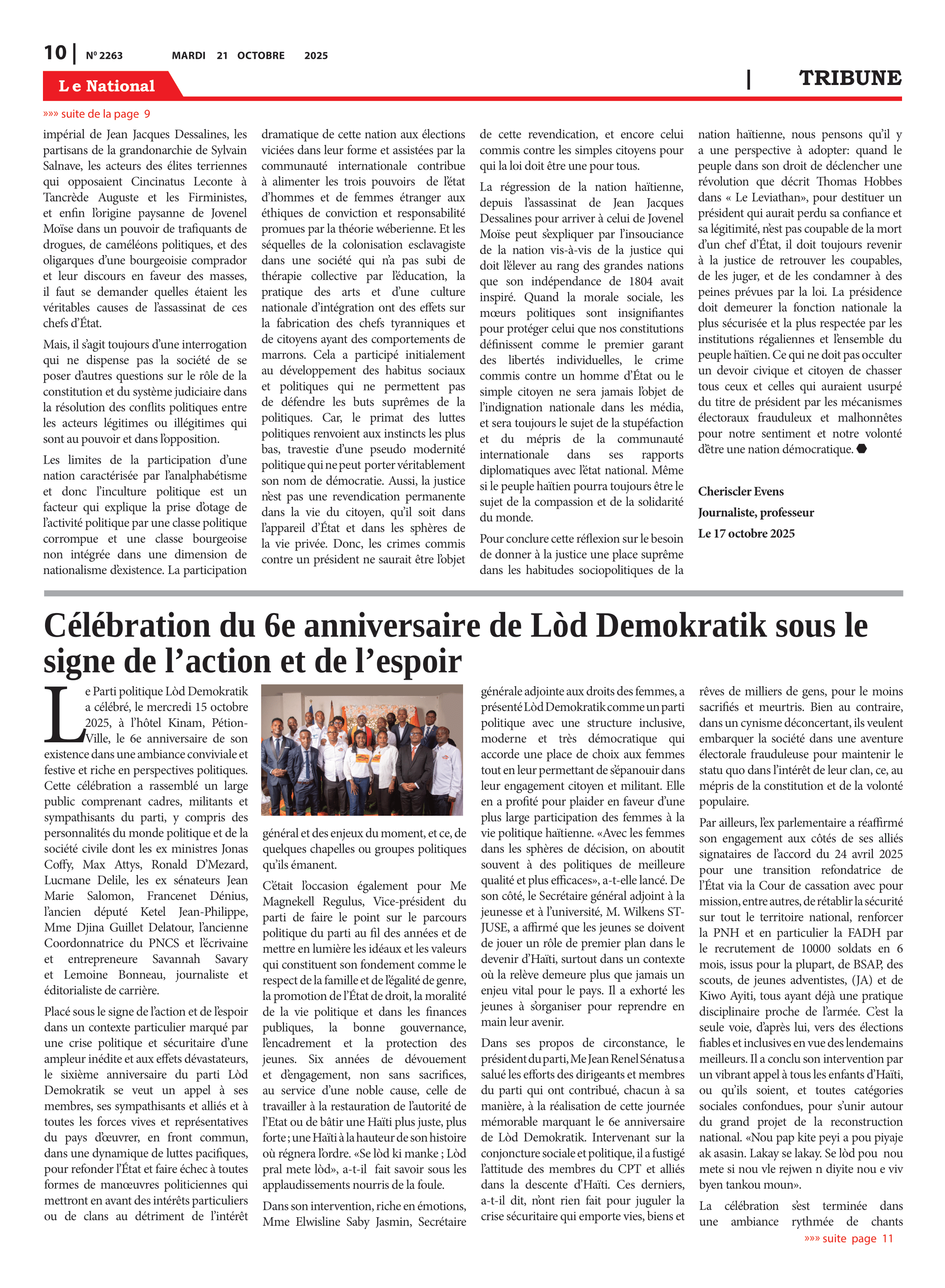 Page 10 de l'édition 2263