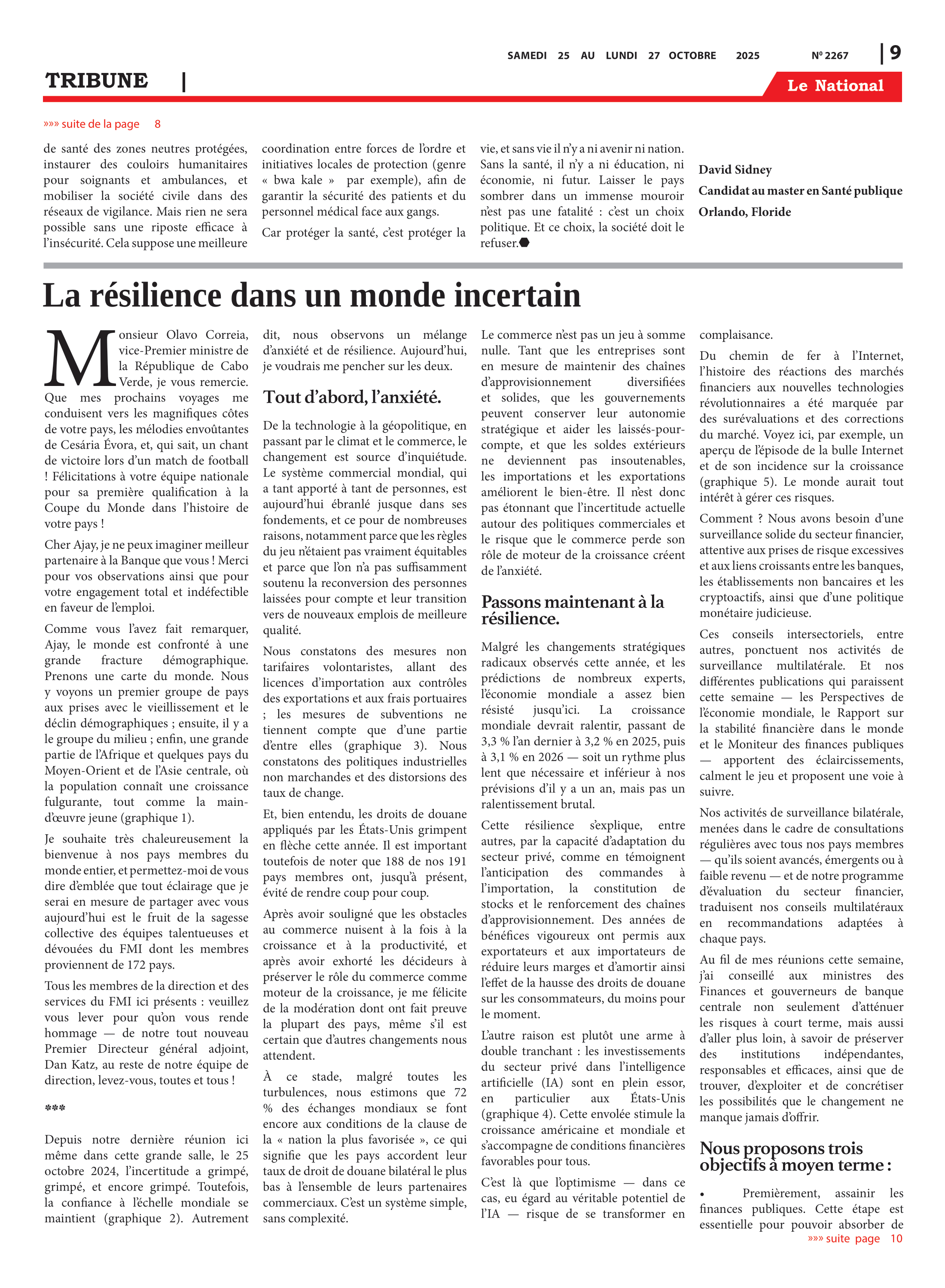 Page 9 de l'édition 2267