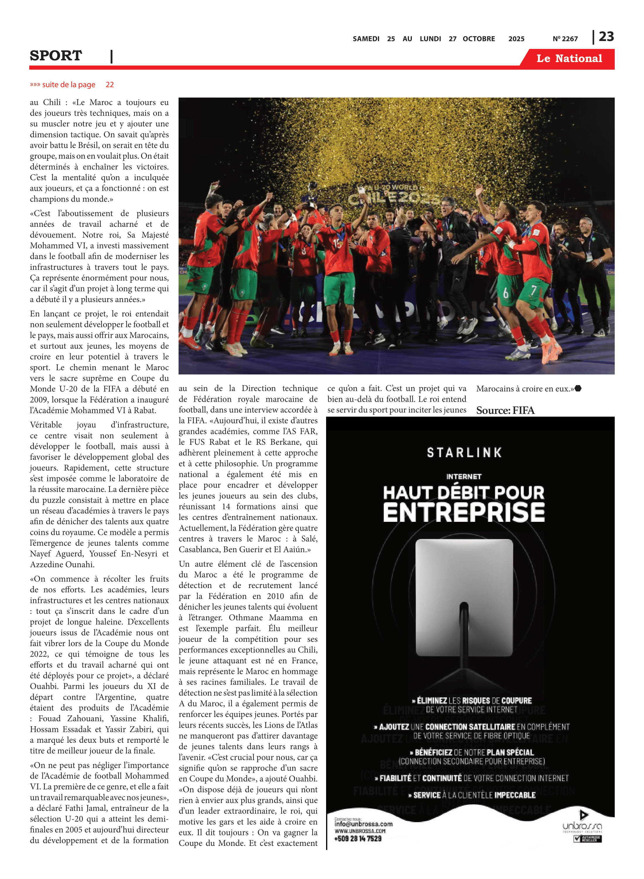 Page 23 de l'édition 2267