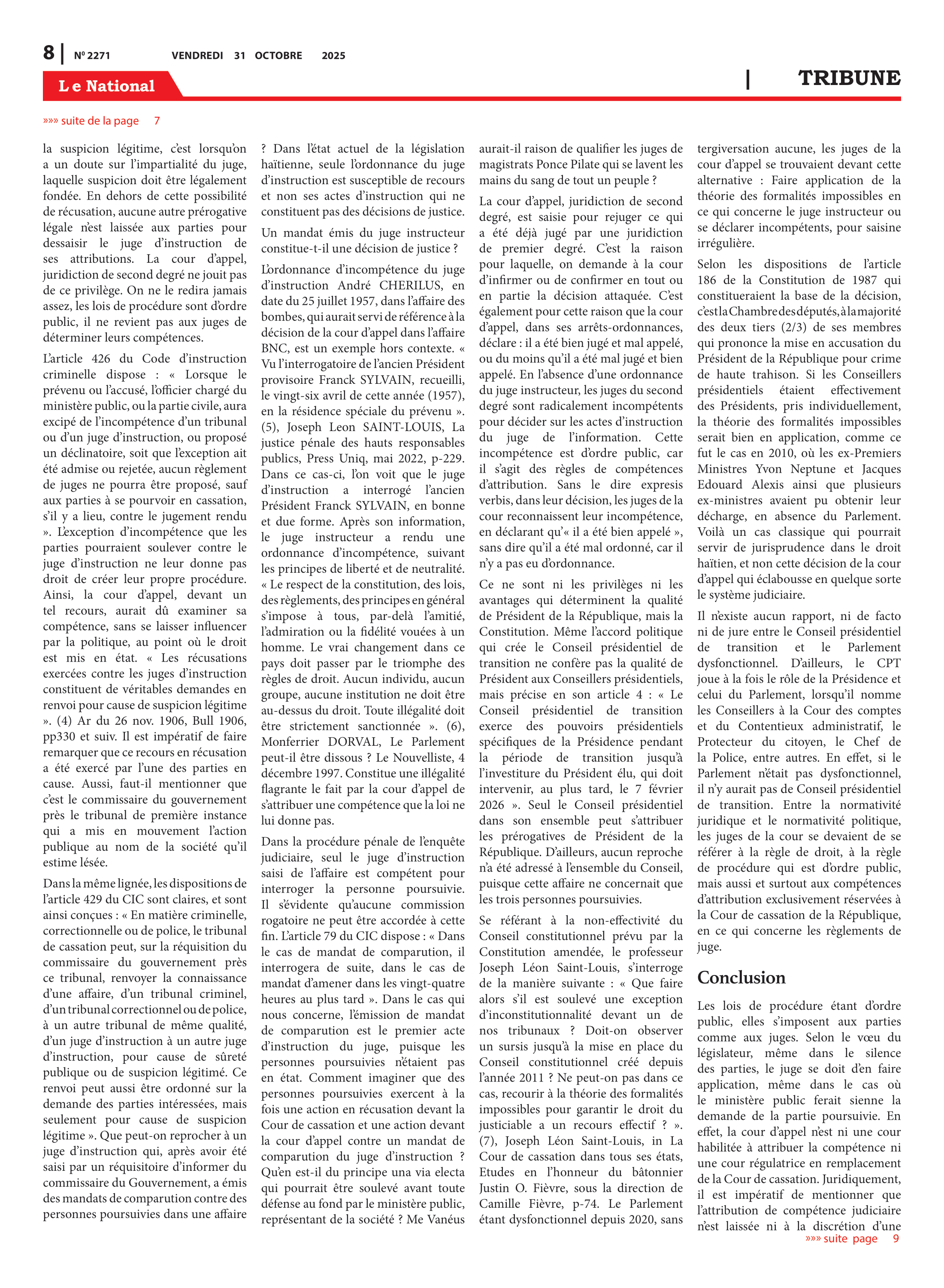Page 8 de l'édition 2271