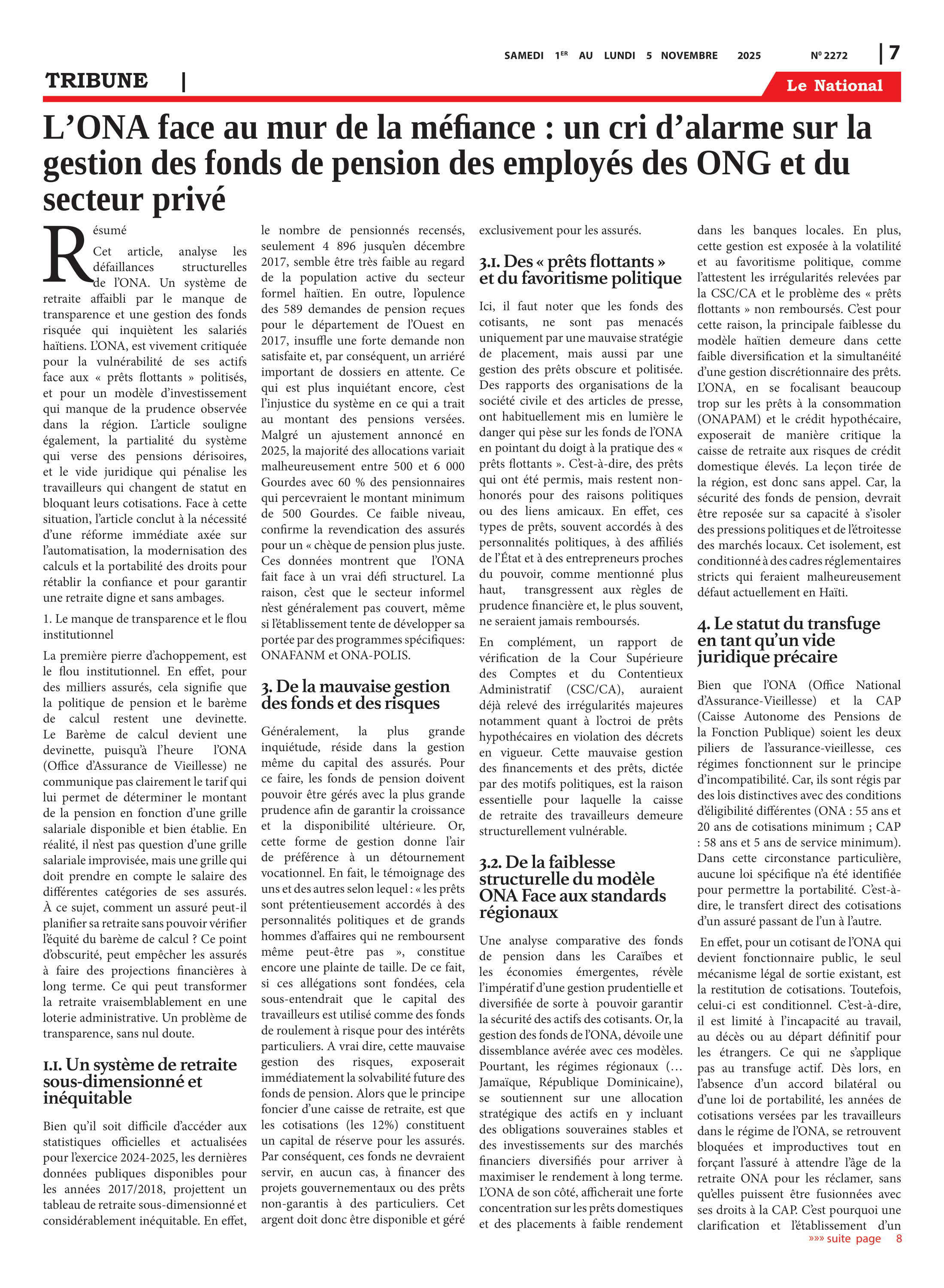 Page 7 de l'édition 2272