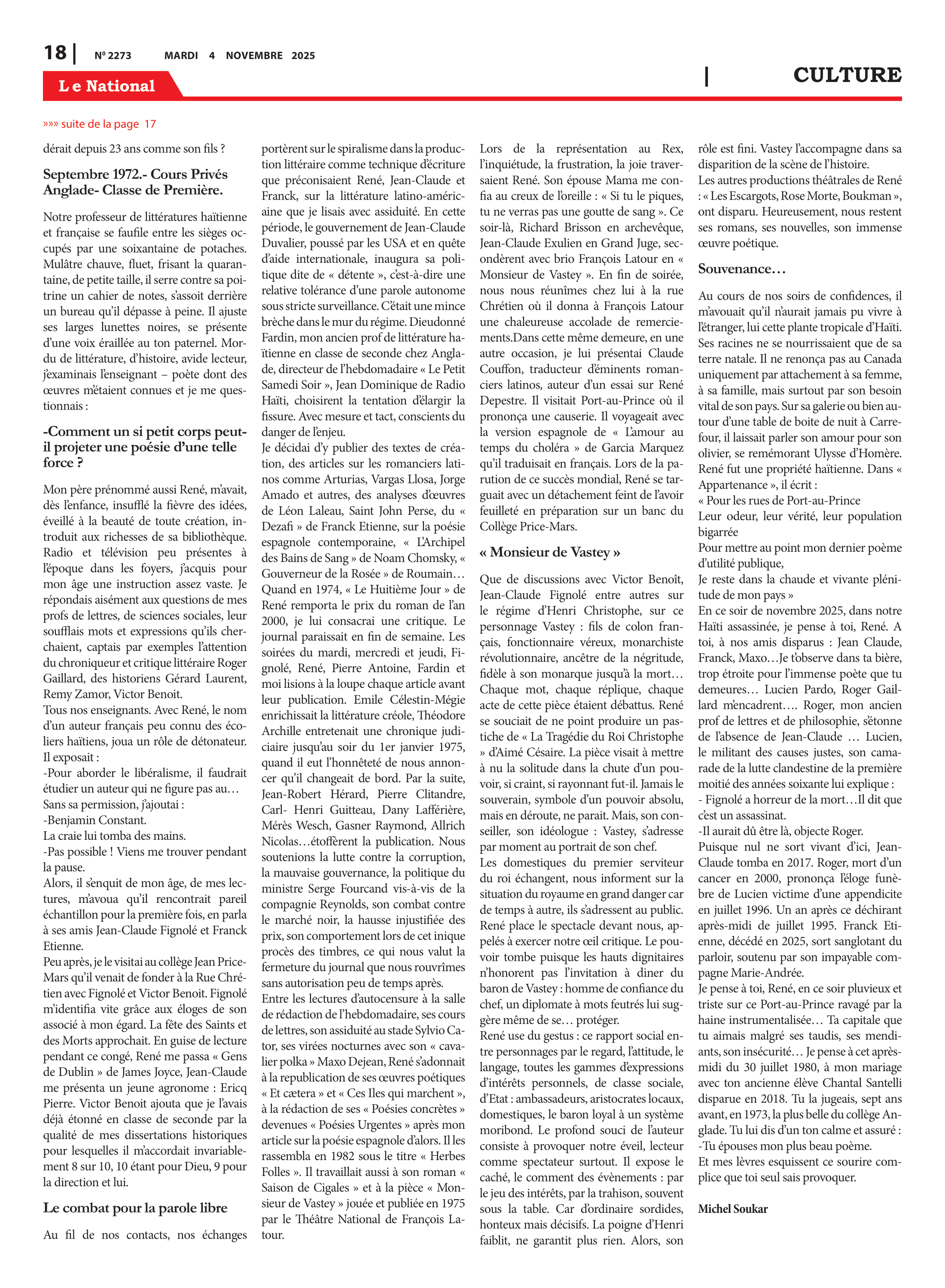 Page 18 de l'édition 2273