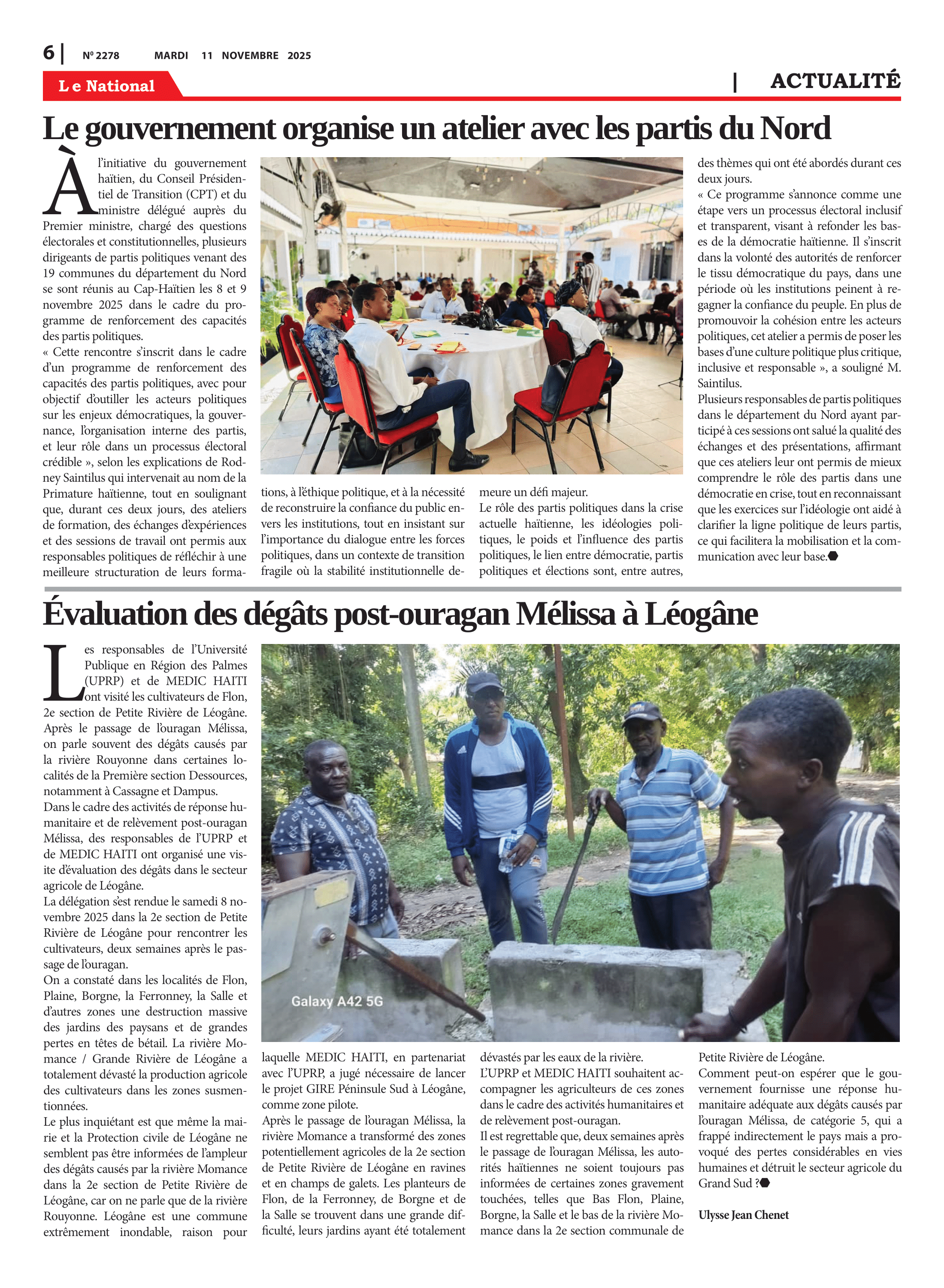 Page 6 de l'édition 2278