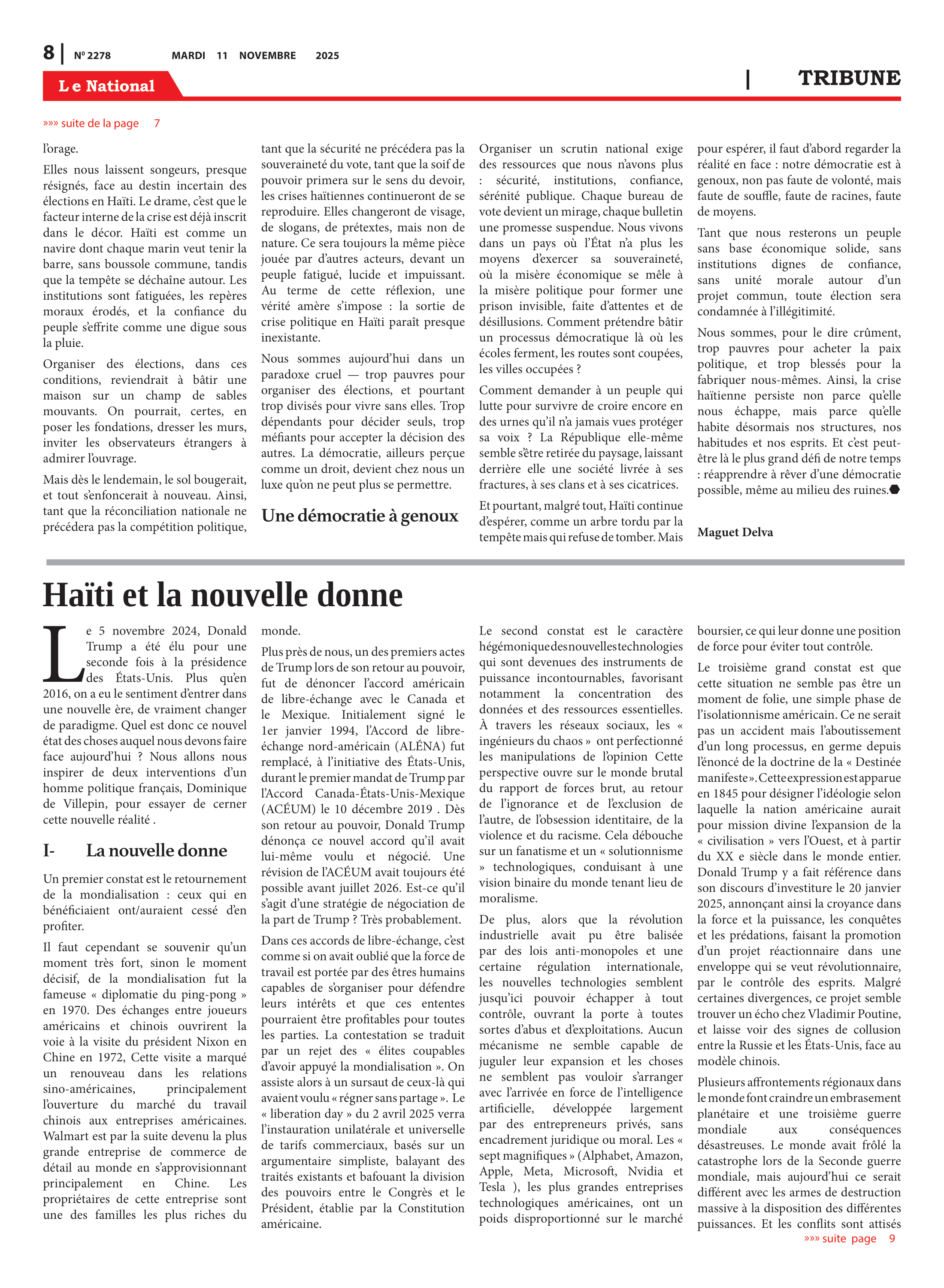 Page 8 de l'édition 2278