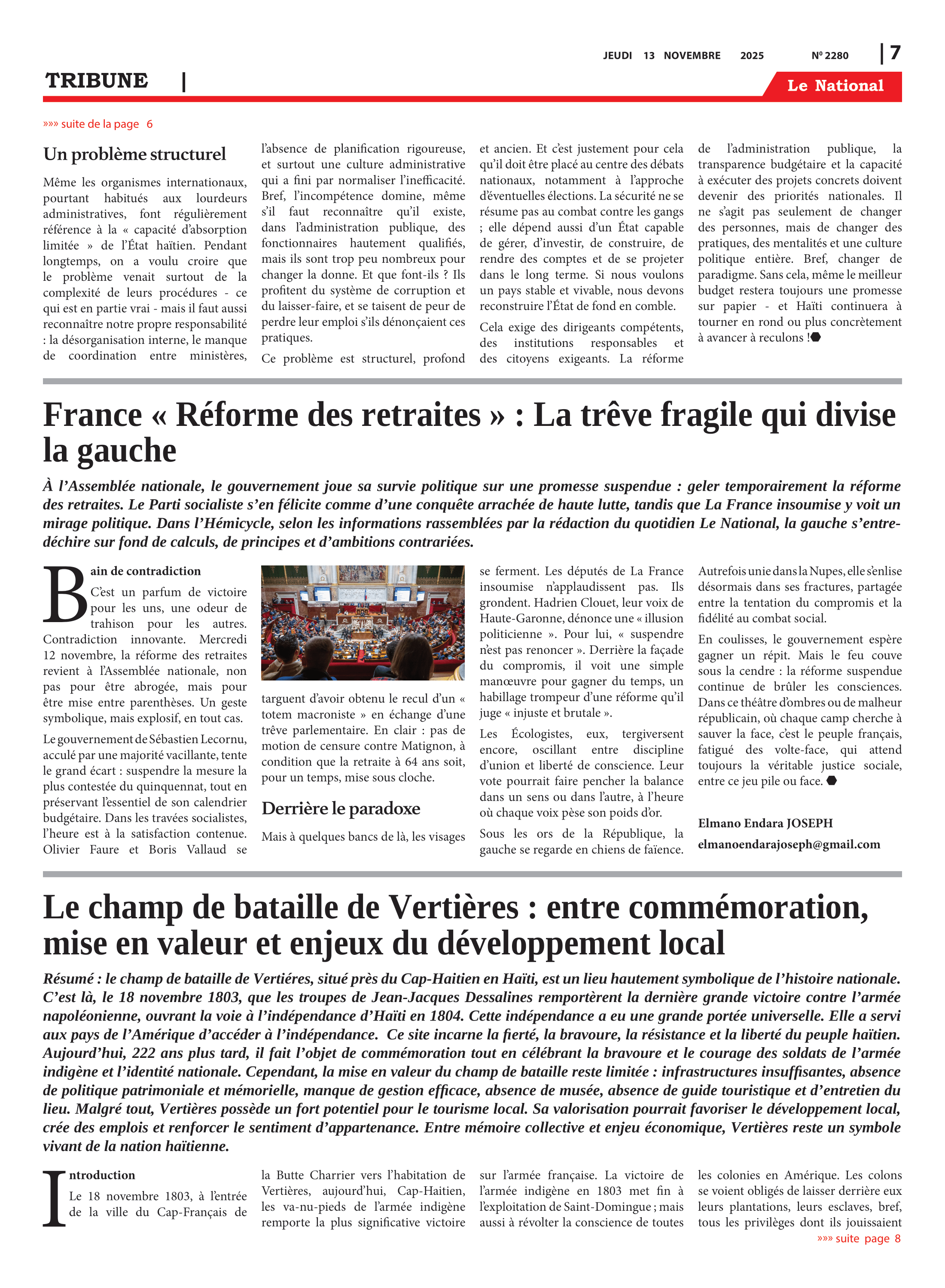 Page 7 de l'édition 2280