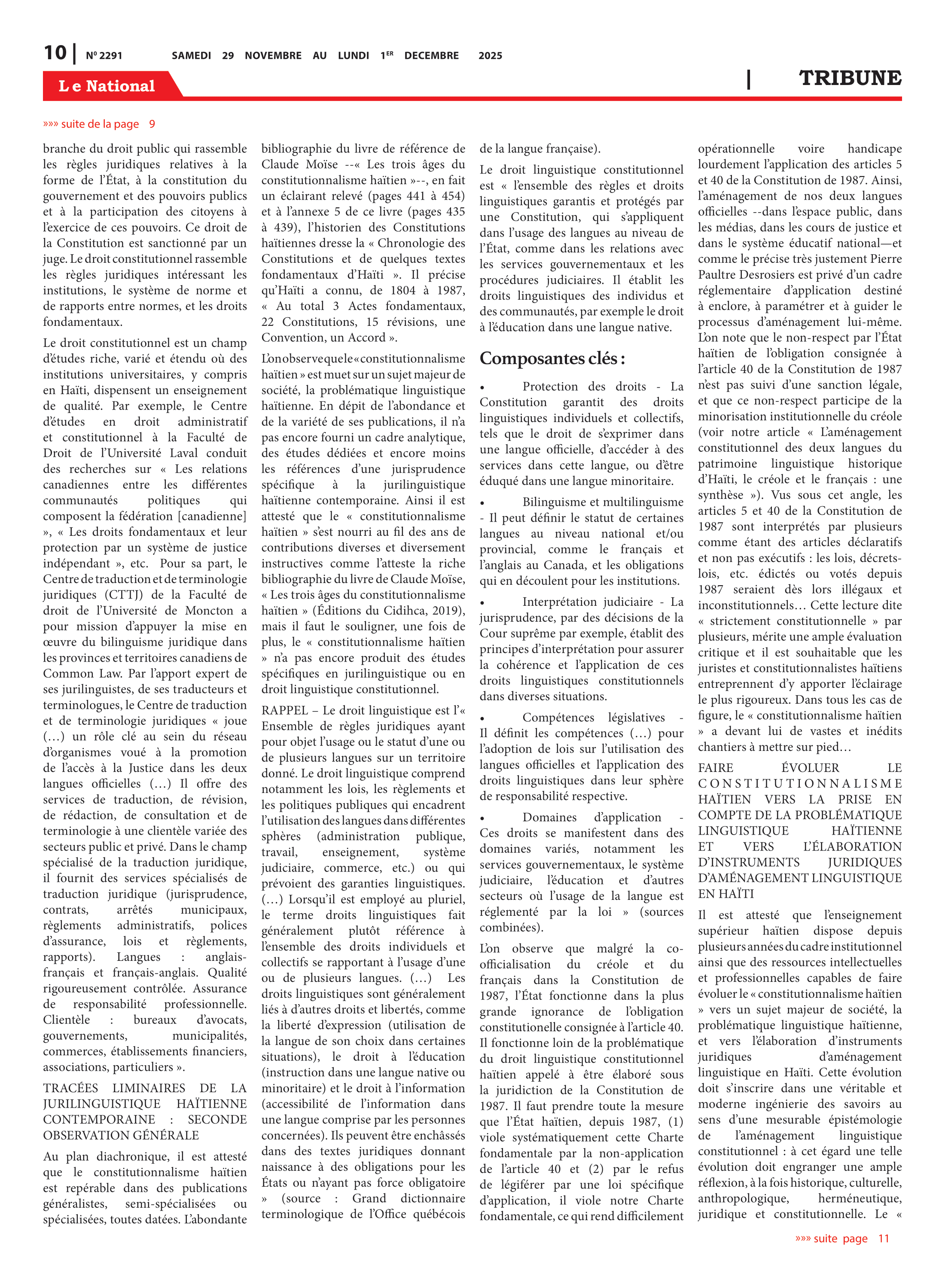 Page 10 de l'édition 2291