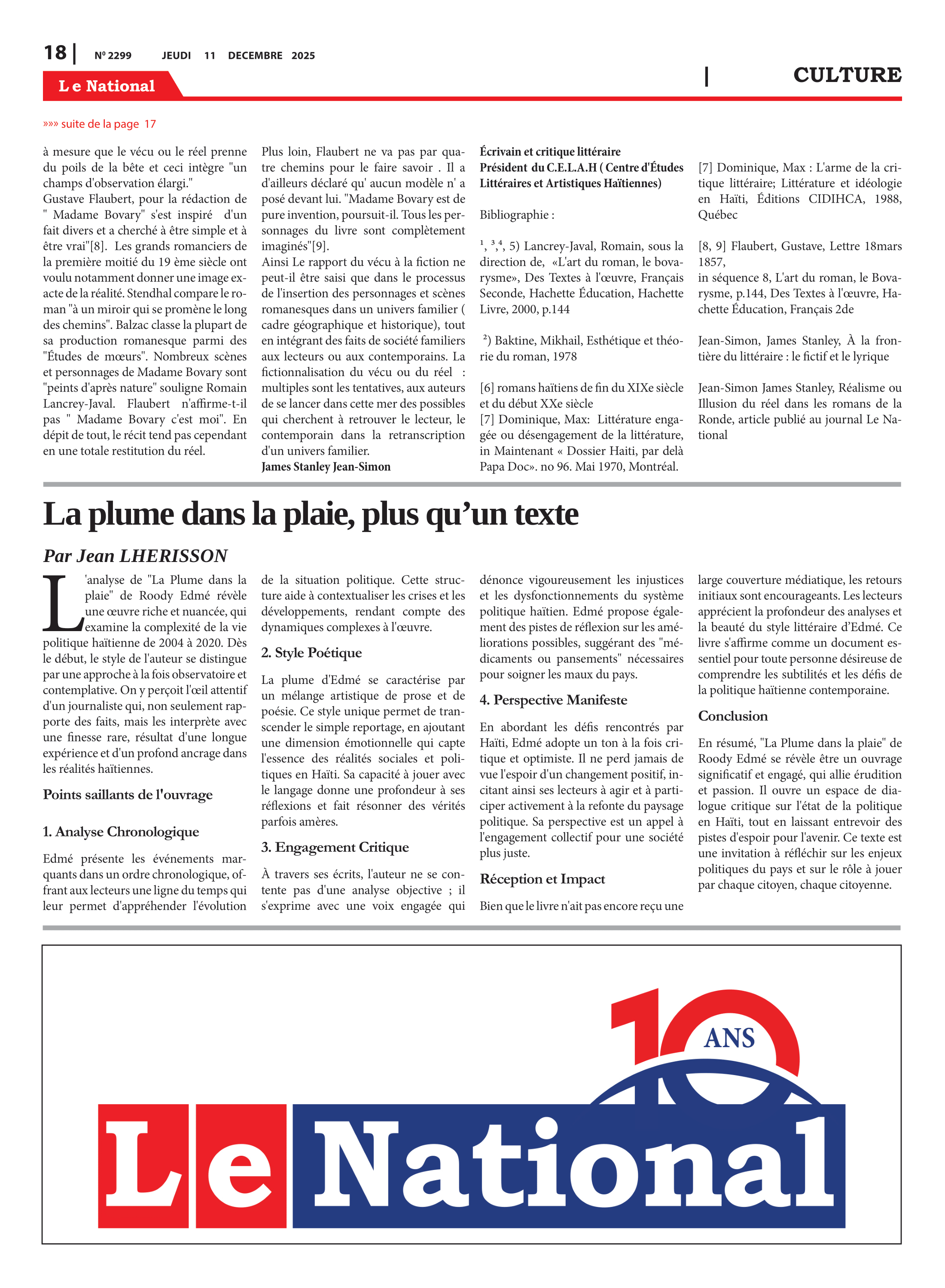 Page 18 de l'édition 2299