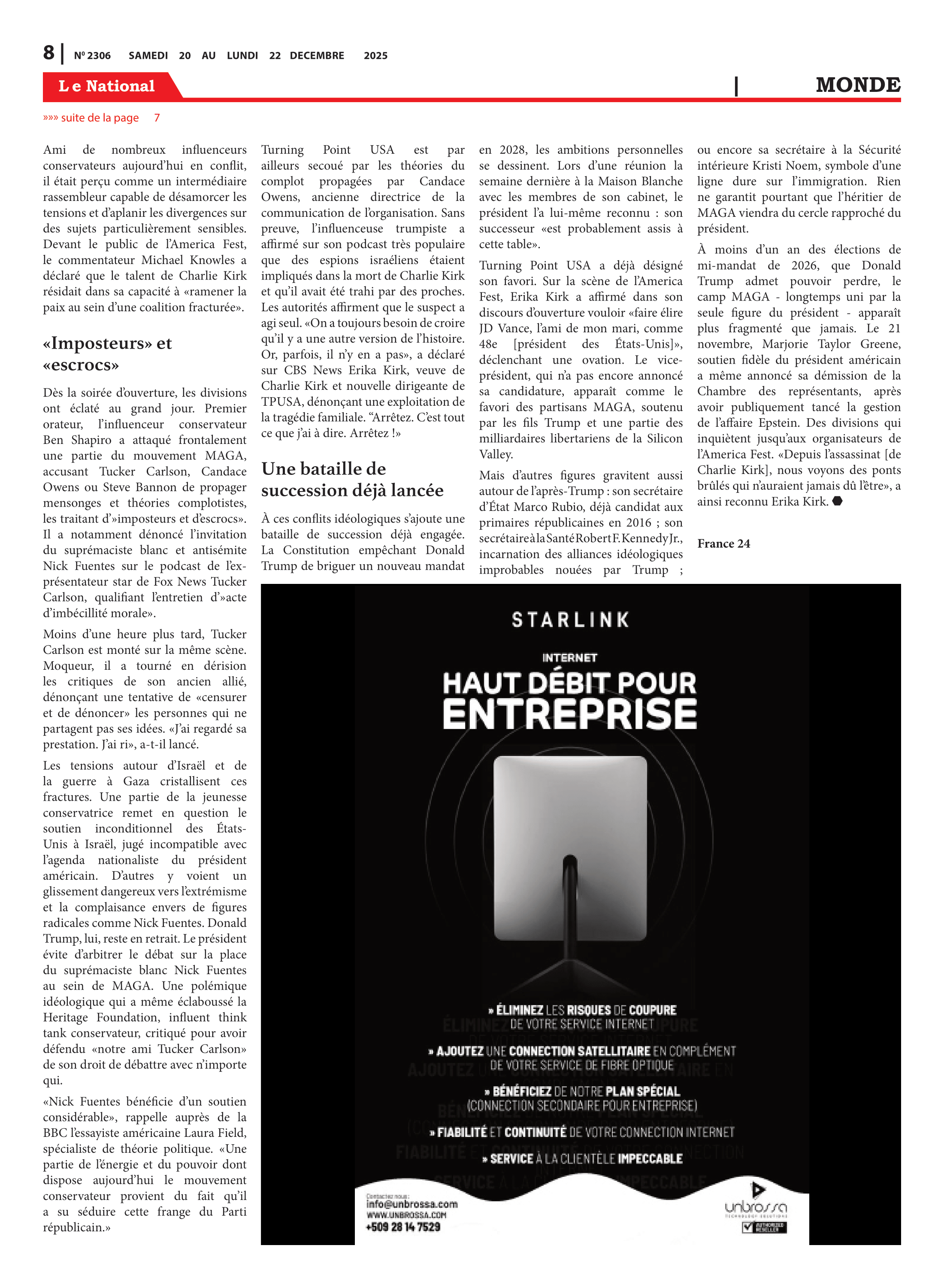 Page 8 de l'édition 2306