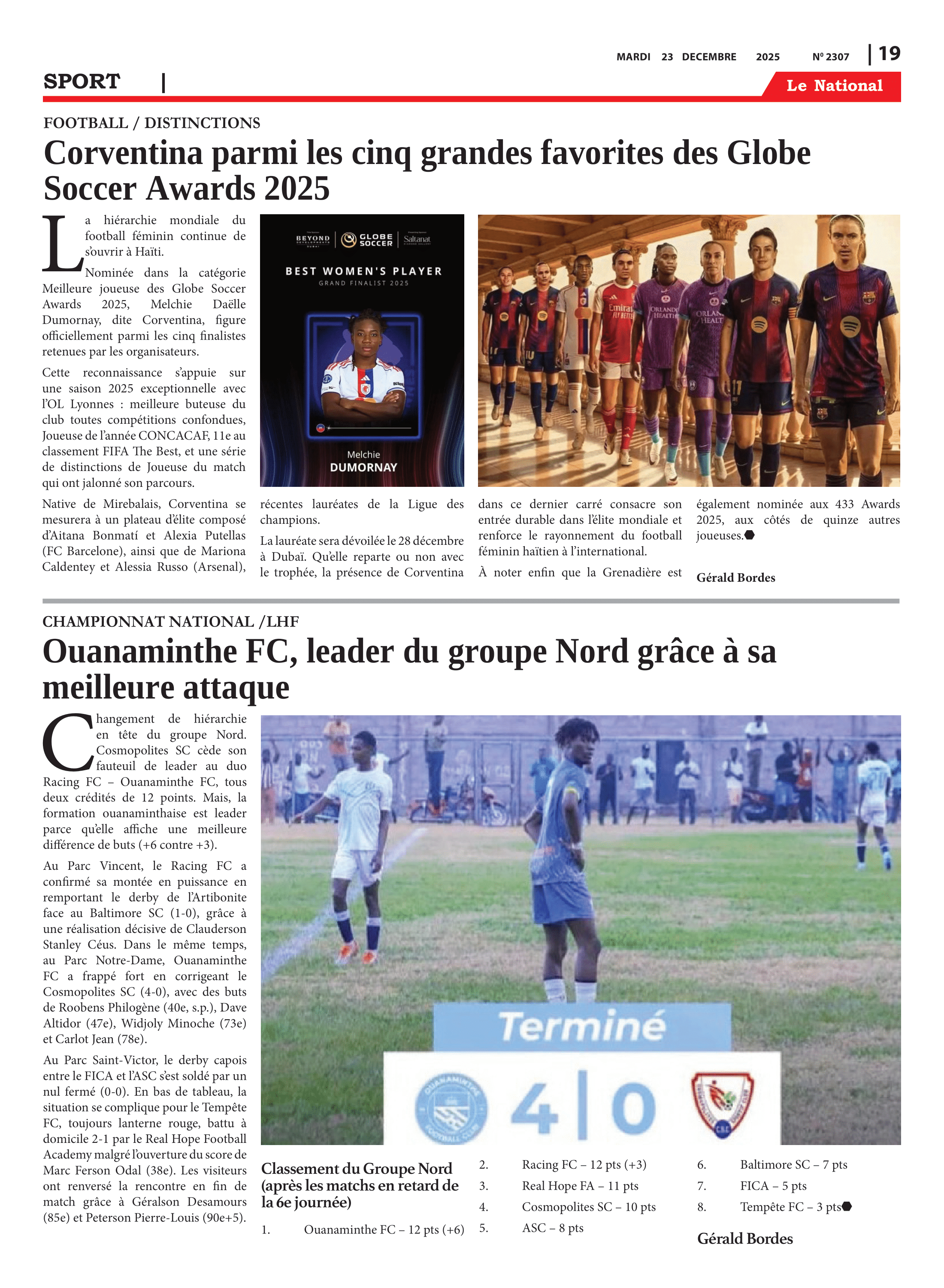 Page 19 de l'édition 2307