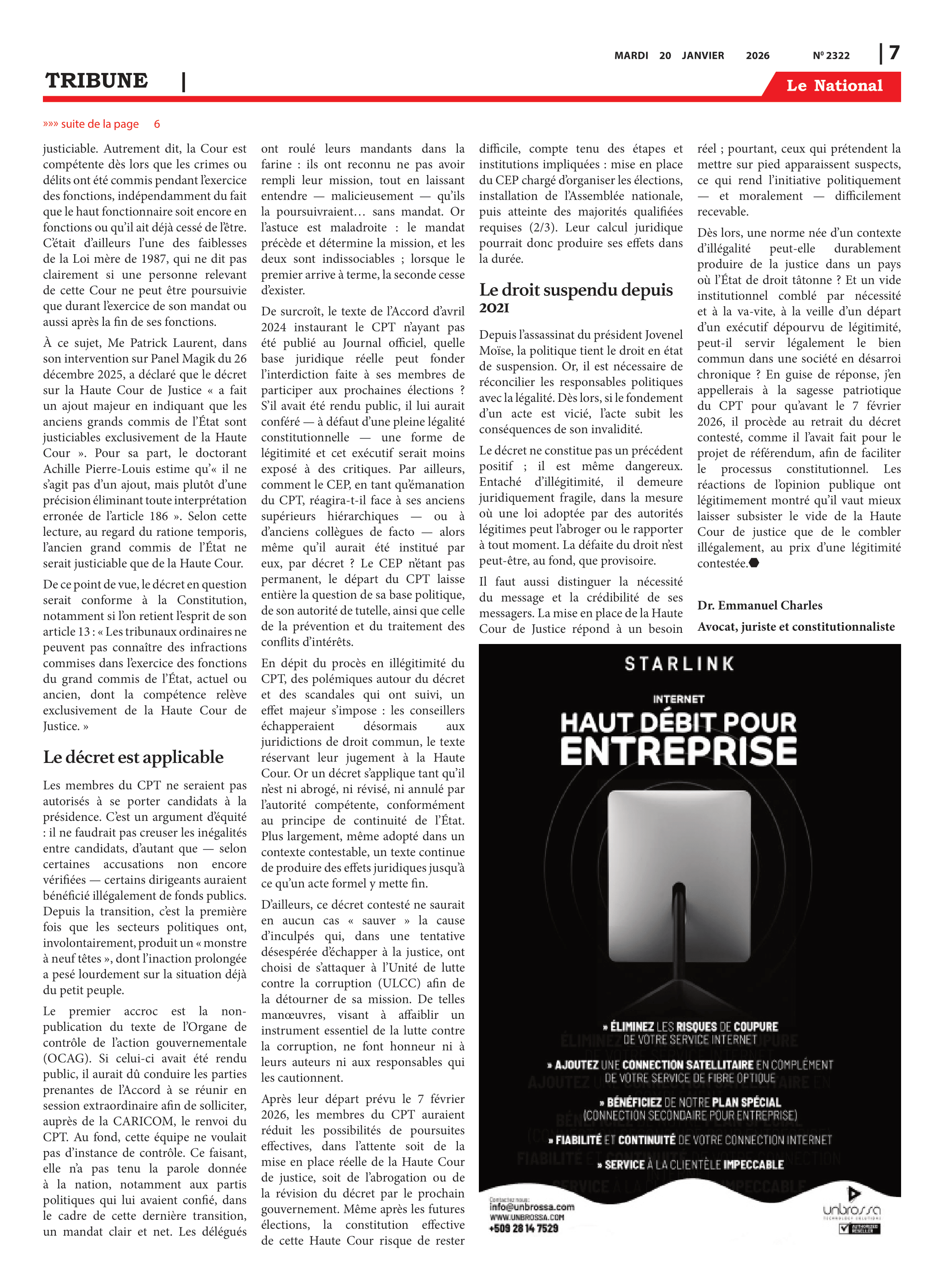 Page 7 de l'édition 2322